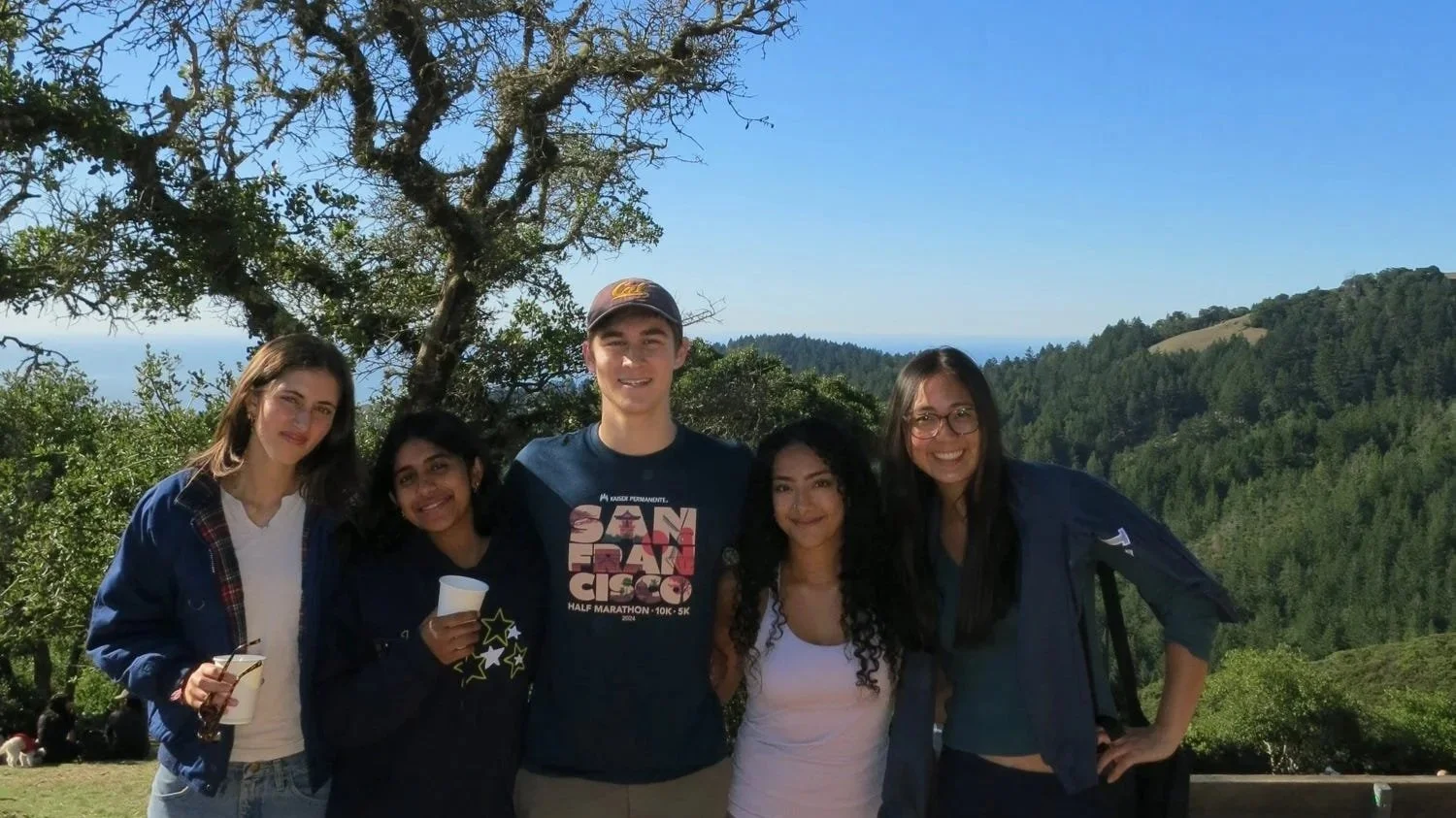 Fall 2025 Project Leaders on the Mount Tam Pancake Hike