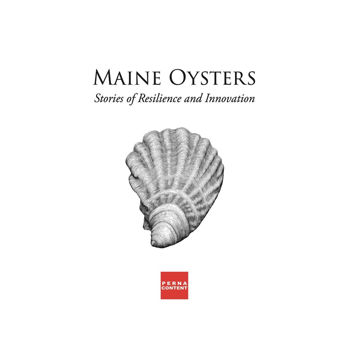 Is there anything better than slurping down a delicious oyster with a pint of ice cold beer on a sunny Maine summer day? We didn&rsquo;t think so... 🦪🍻☀️ 
...
I&rsquo;ve been working to polish up &amp; get @maine_oyster_book off to the publishers. 