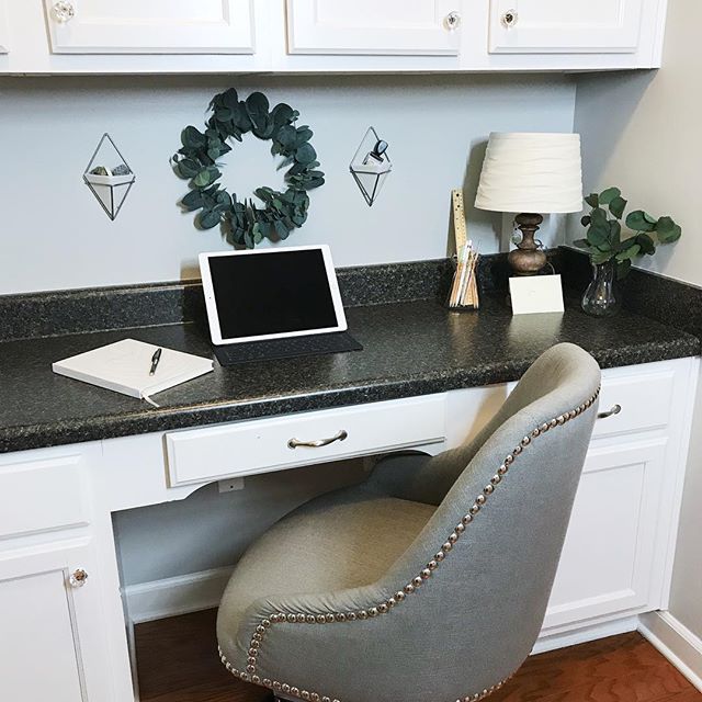 A little home office love! This is where the magic happens people. #acraftedhome