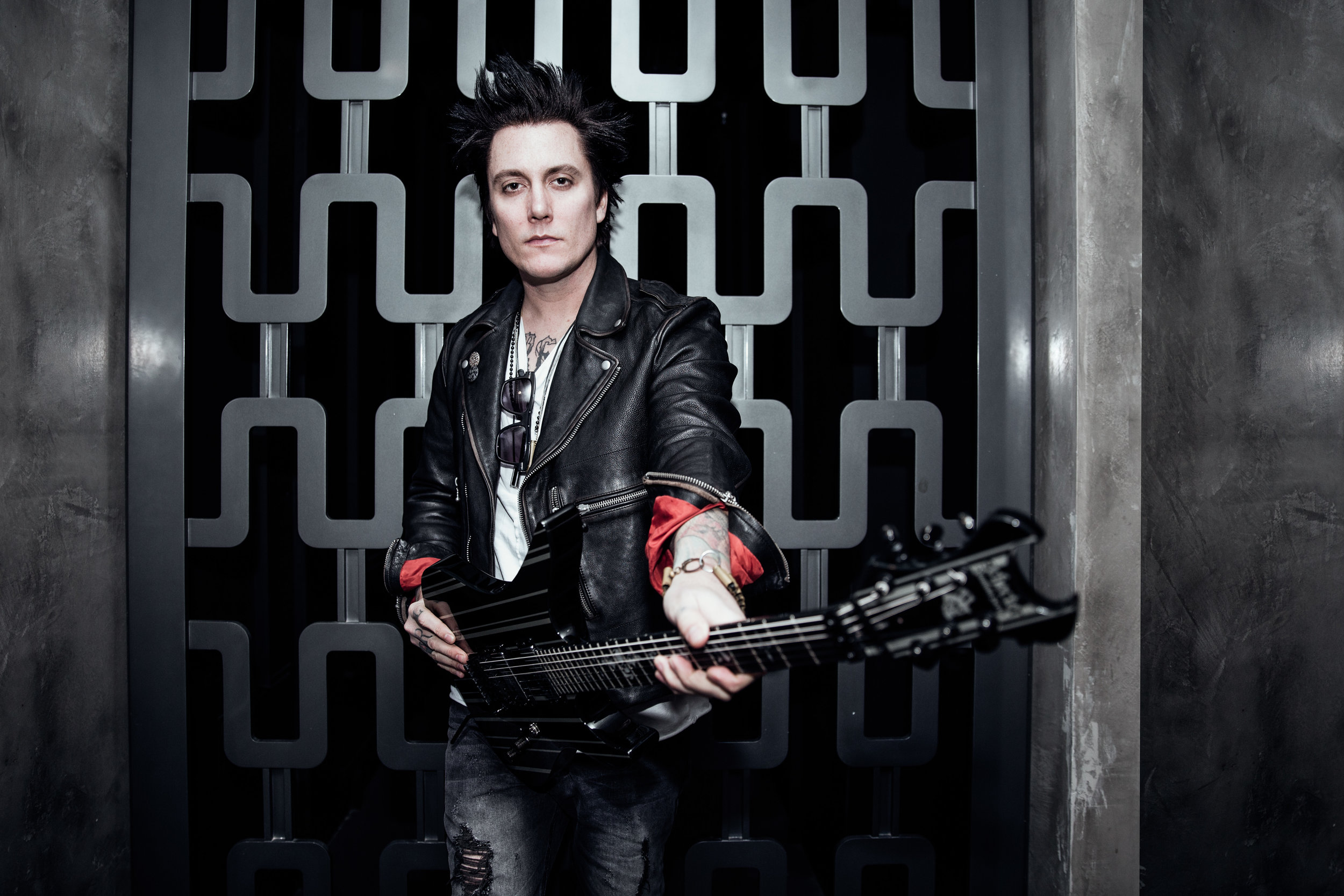  Synyster Gates of Avenged Sevenfold shot for Synyster Gates School in Los Angeles, CA 