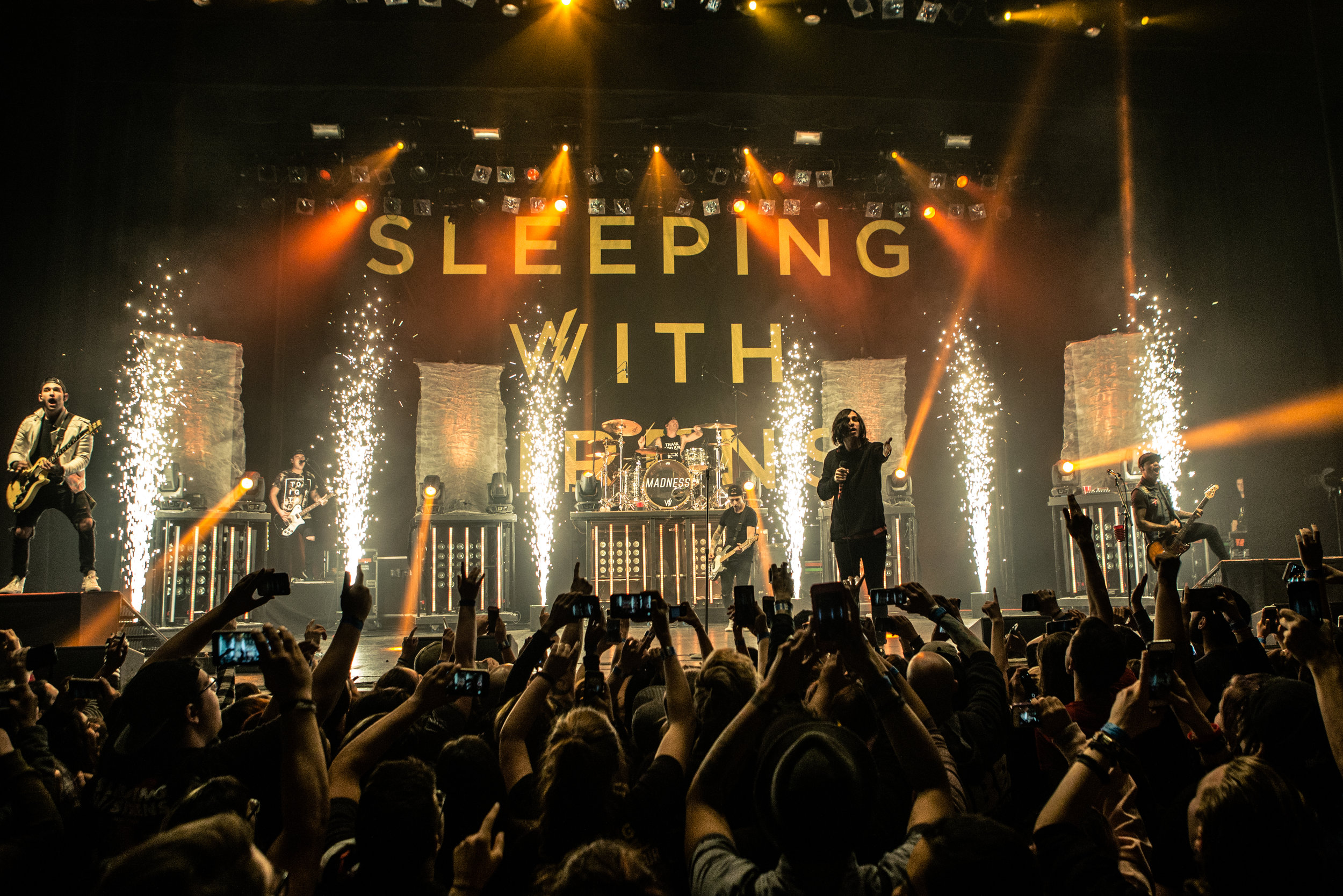  Sleeping With Sirens shot at The Wiltern in Los Angeles, CA 