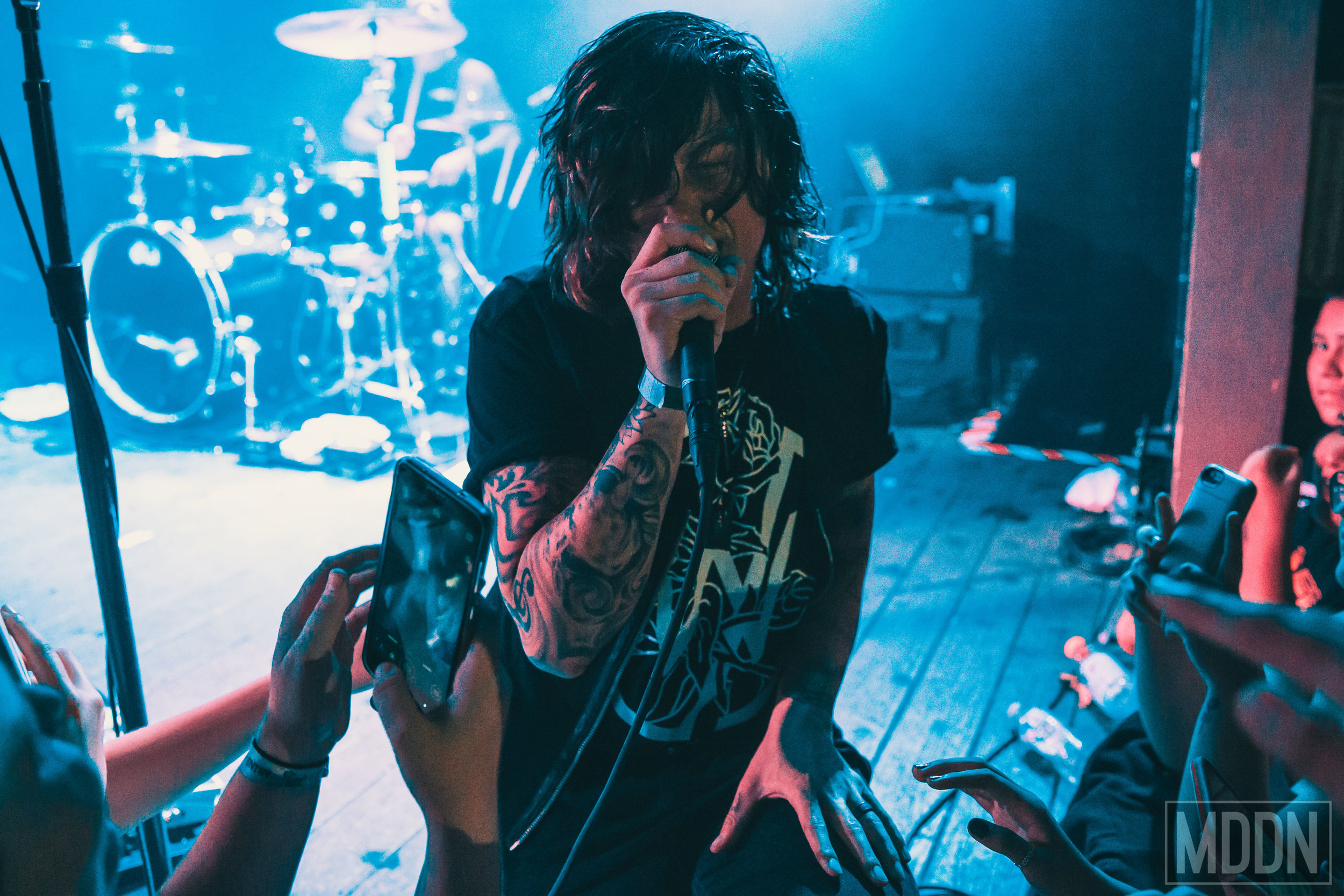  Kelling Quinn of Sleeping With Sirens shot at Chain Reaction in Anaheim, CA 