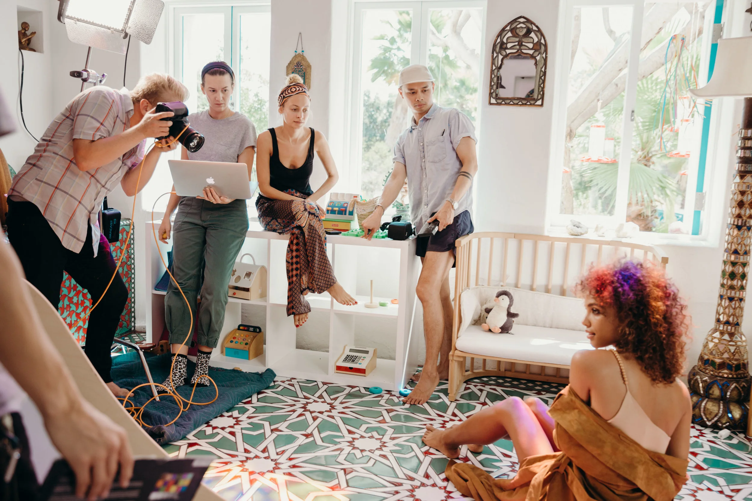 BTS with Nicole Richie for House Of Harlow