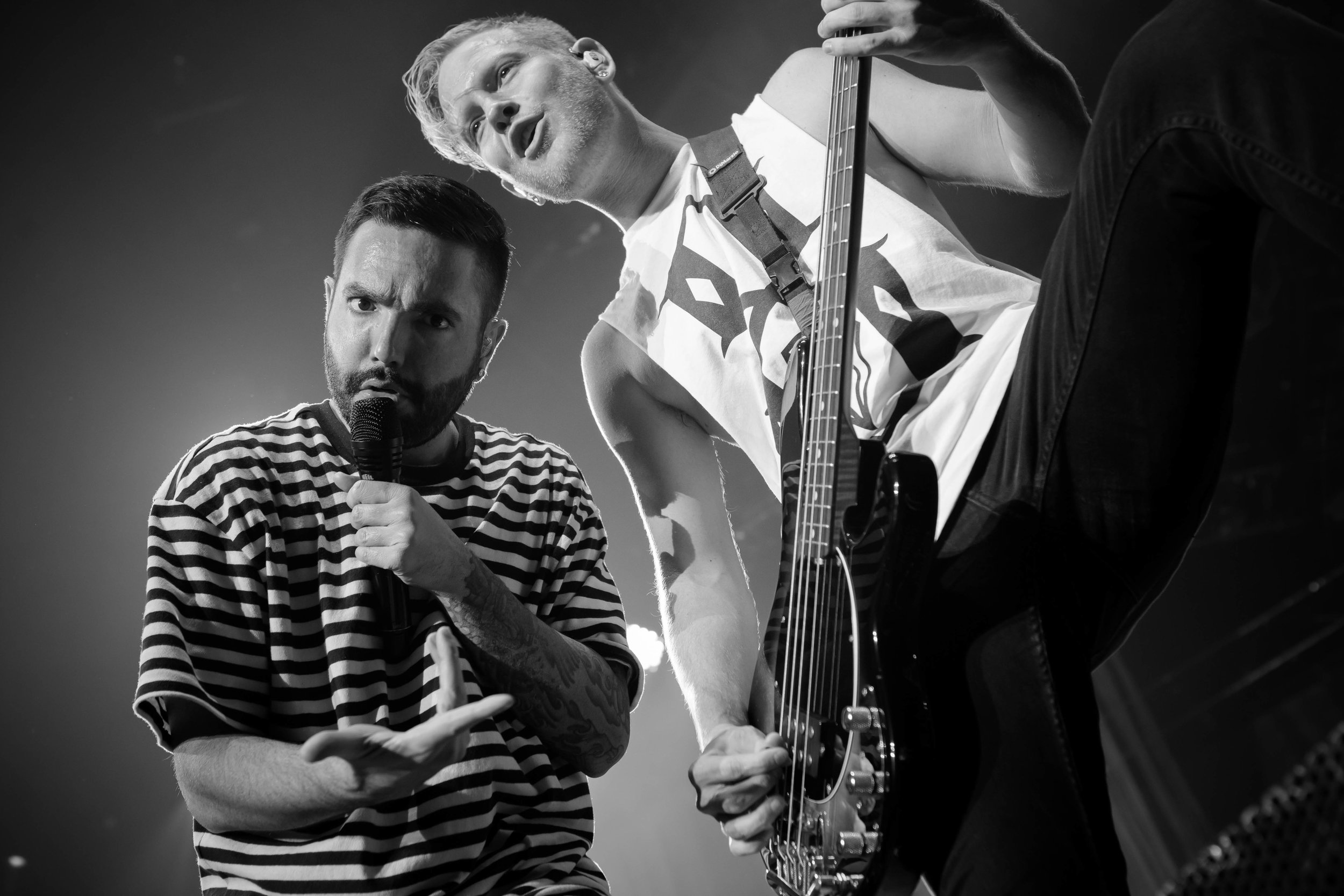  Jermey McKinnon and Joshua Woodward of A Day To Remember at The Forum 