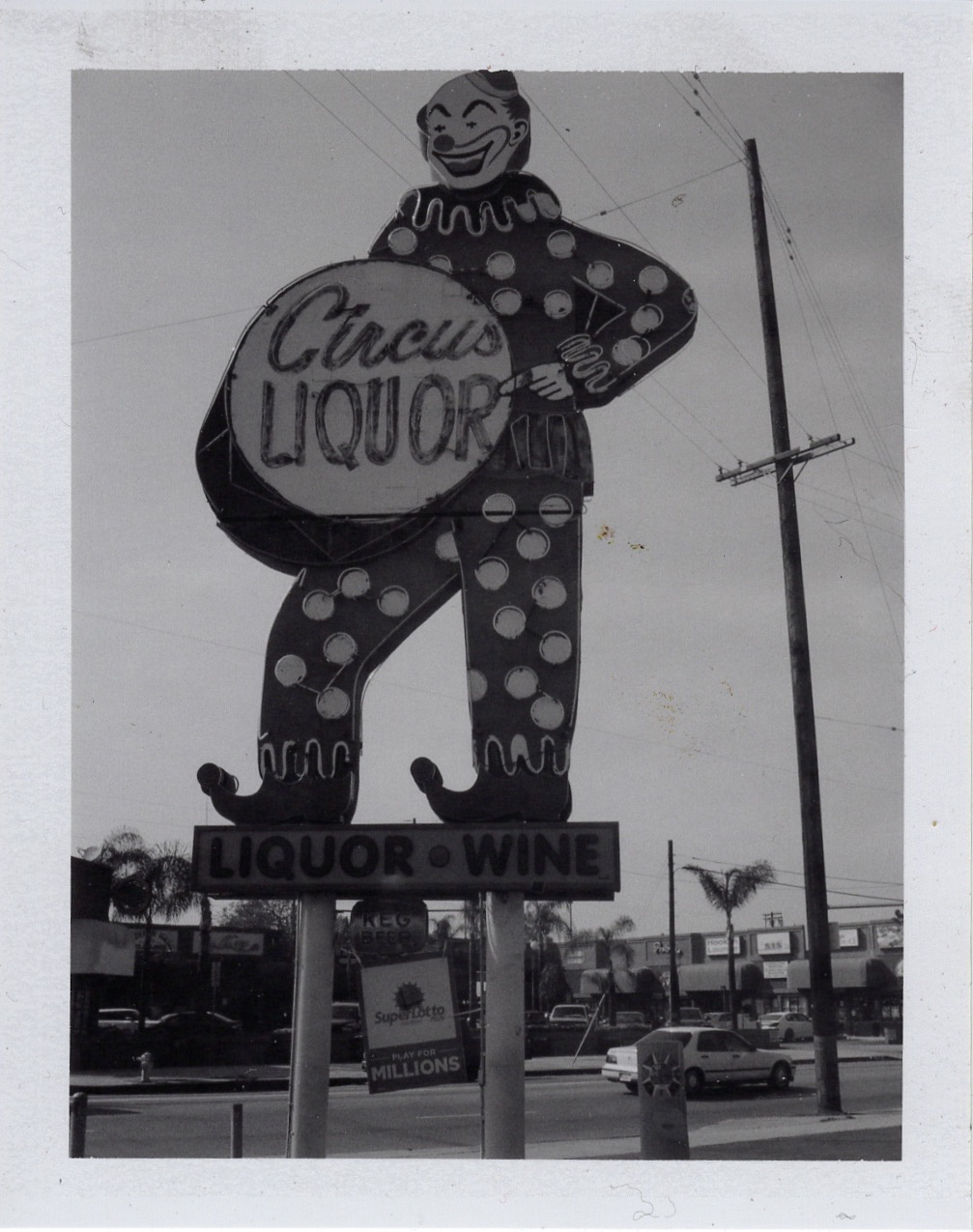  Circus Liquor; Burbank, CA Polaroid Land 100: FP100C 
