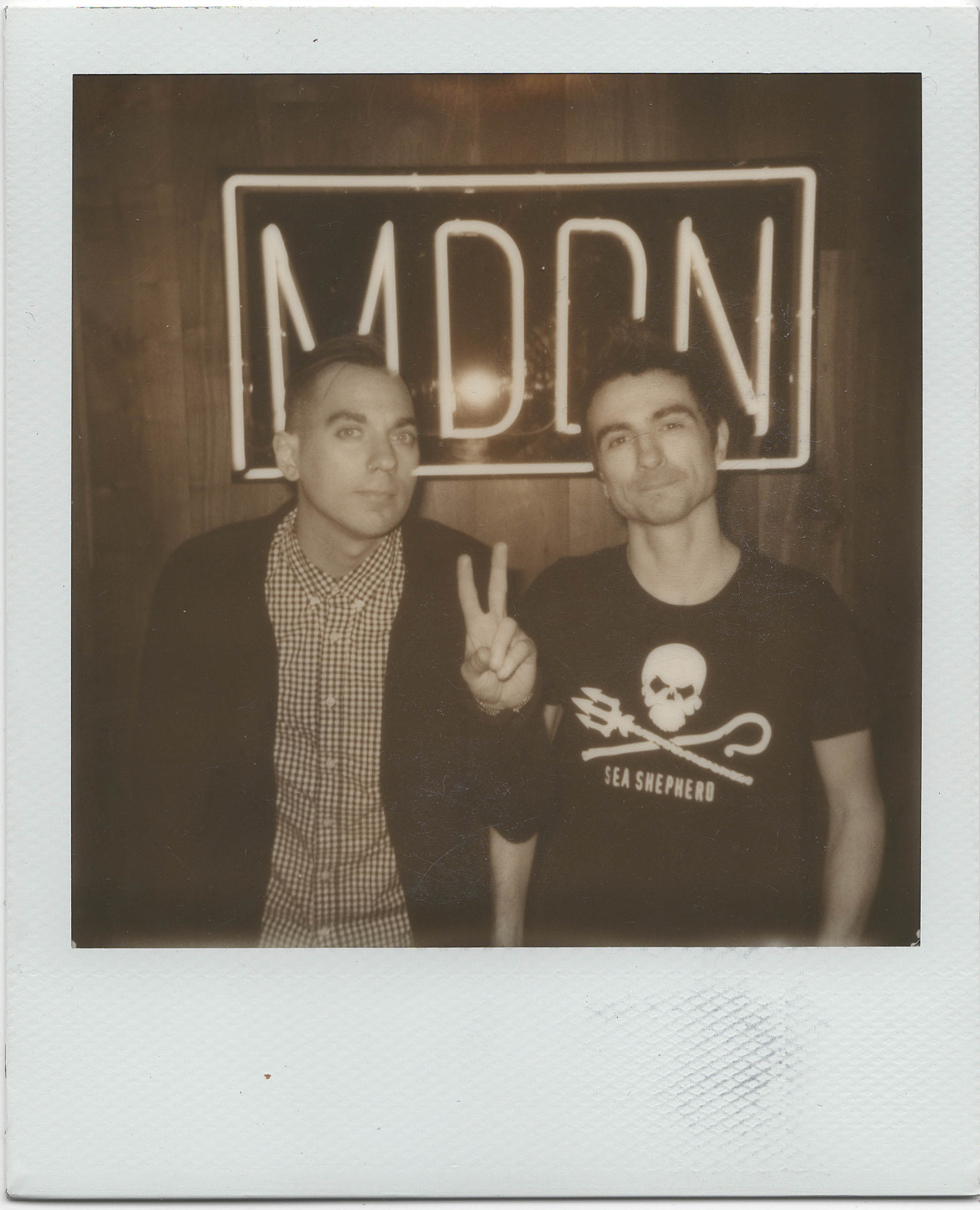  Anti-Flag at MDDN HQ Polaroid 600 film 