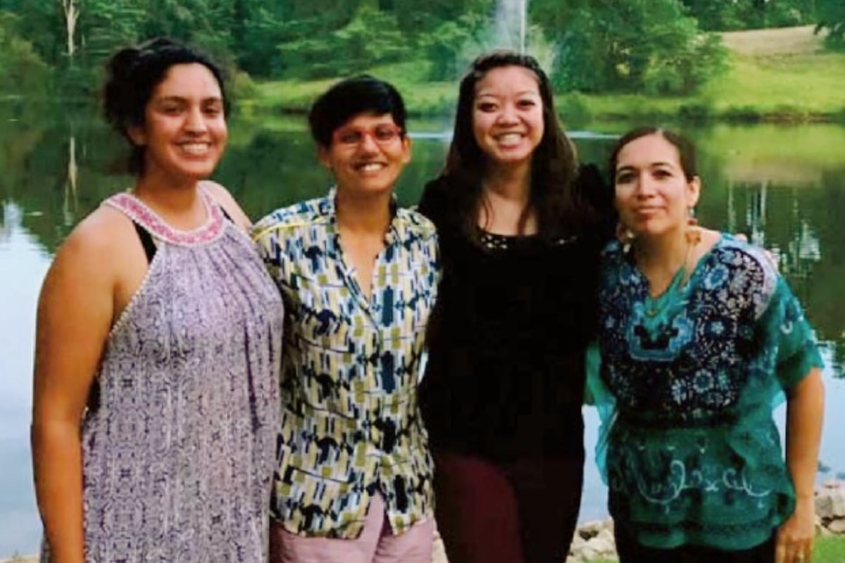 Last day in Warrenton, Virgnia with these passionate and inspiring community leaders. From left to right, Emily Cobar, Anita from Detroit, Stephanie from Seattle, and Amaris from Chicago (photo credit ee360 Team).