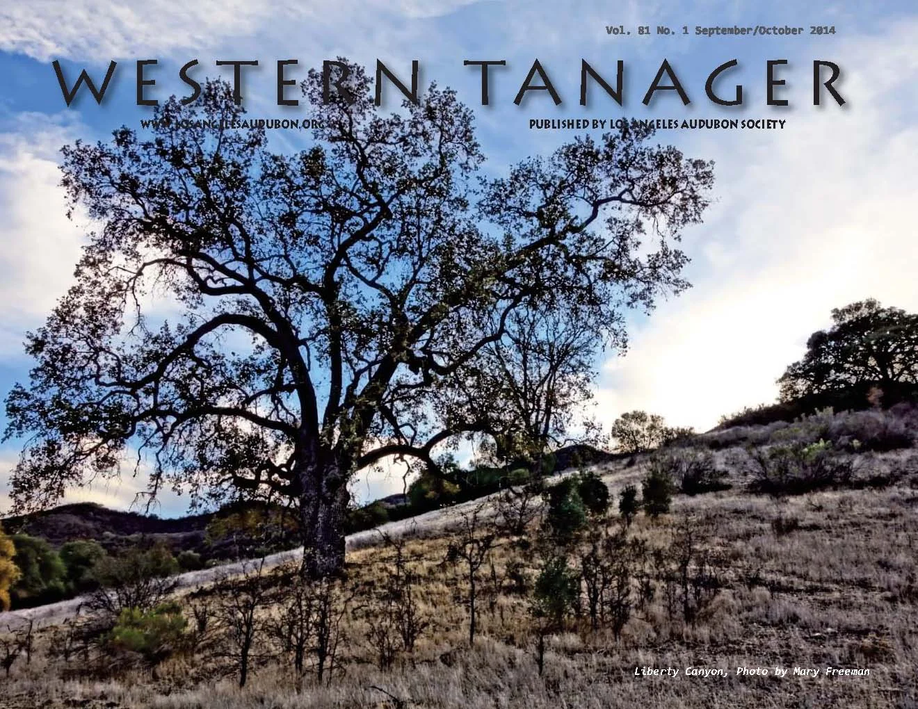 Western Tanager, Vol. 81 No. 1, Sept-Oct 2014