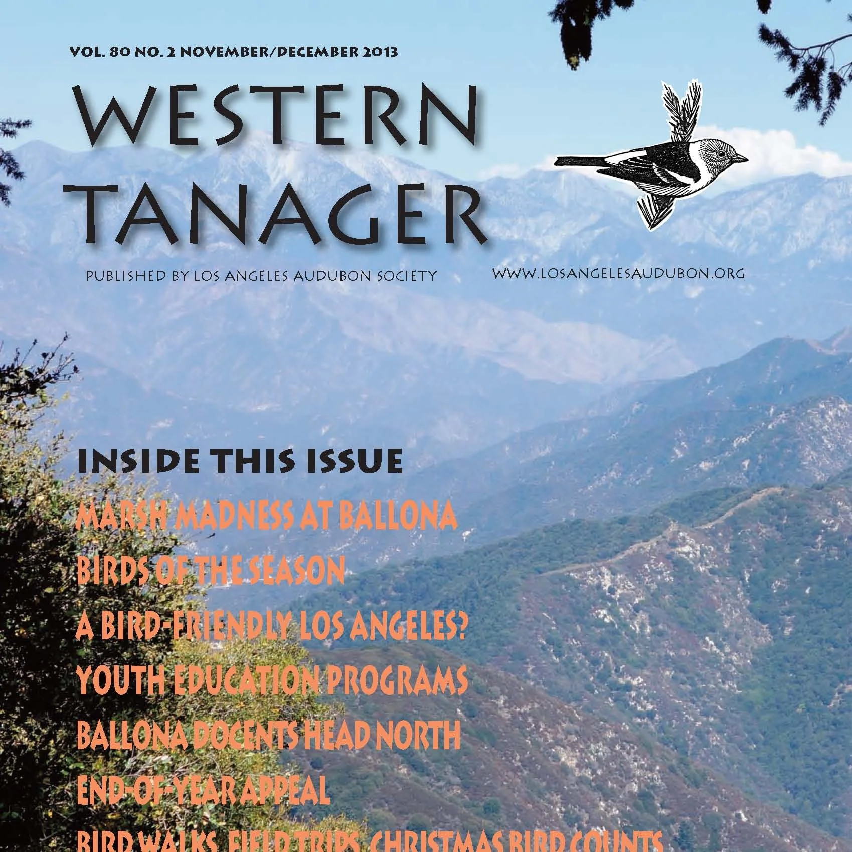 Western Tanager, Vol. 80 No. 2 Nov-Dec 2013