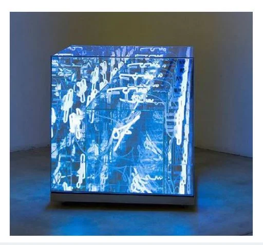 Brigitte Kowanz with Frame.JPG