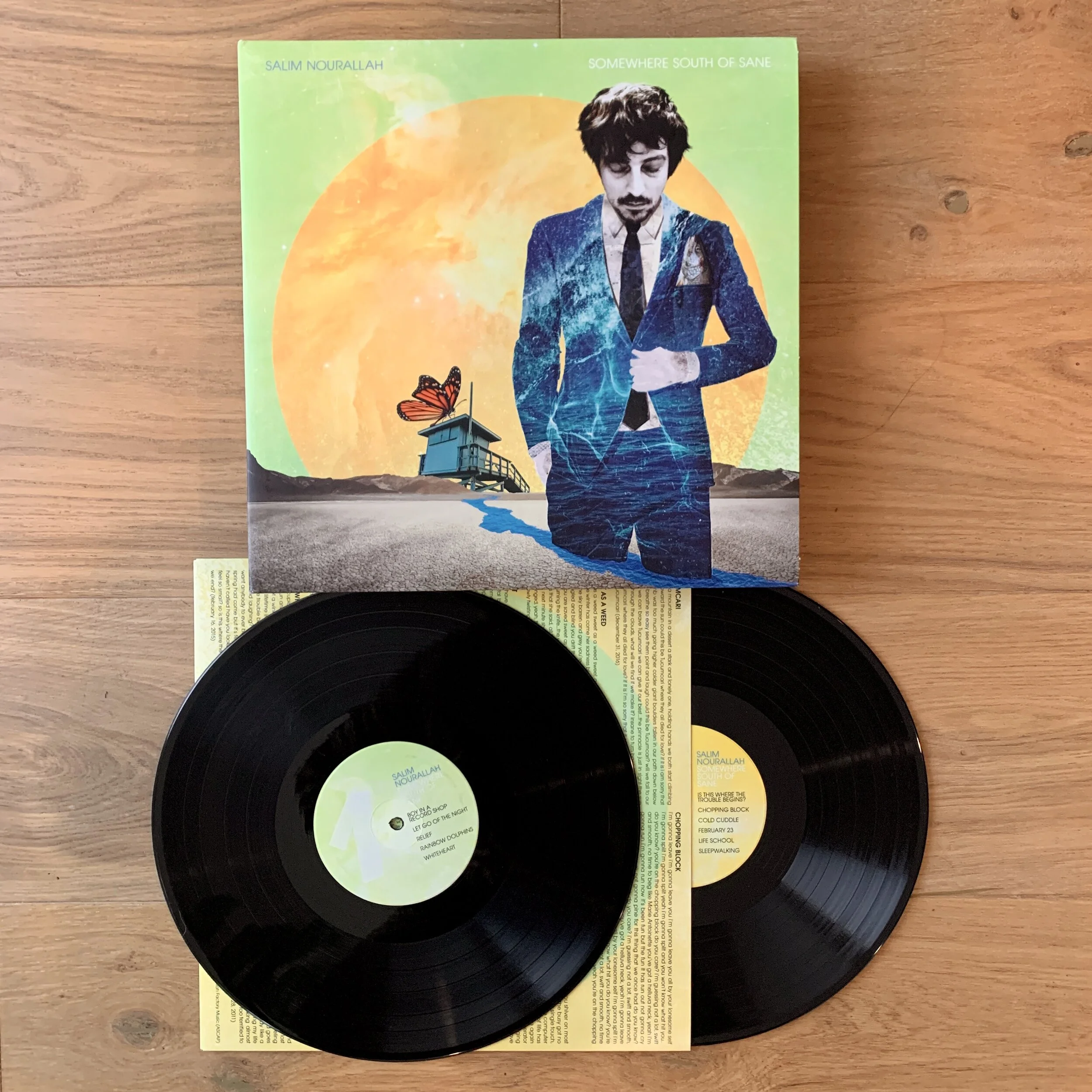 Salim Nourallah Somewhere South Of Sane 2 X Lp Ps Music Group