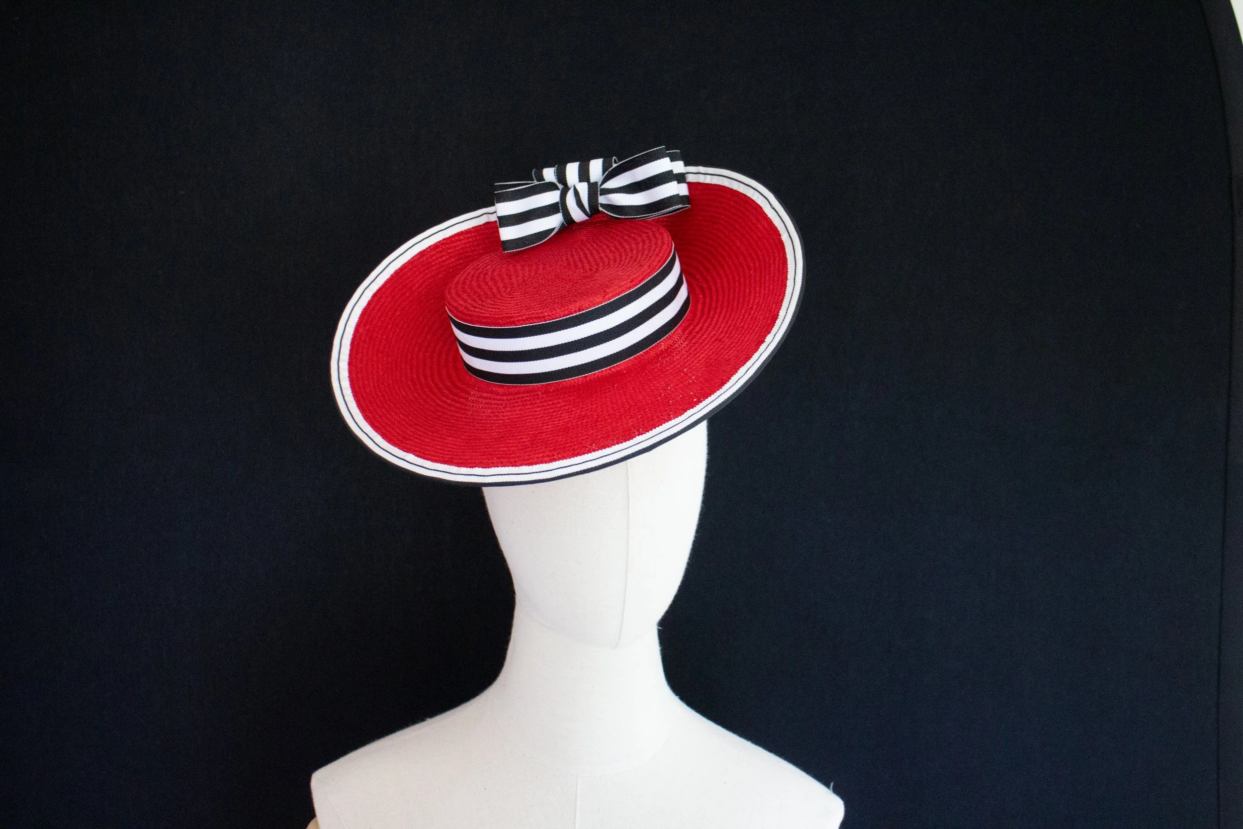 Miniature Boater Hat