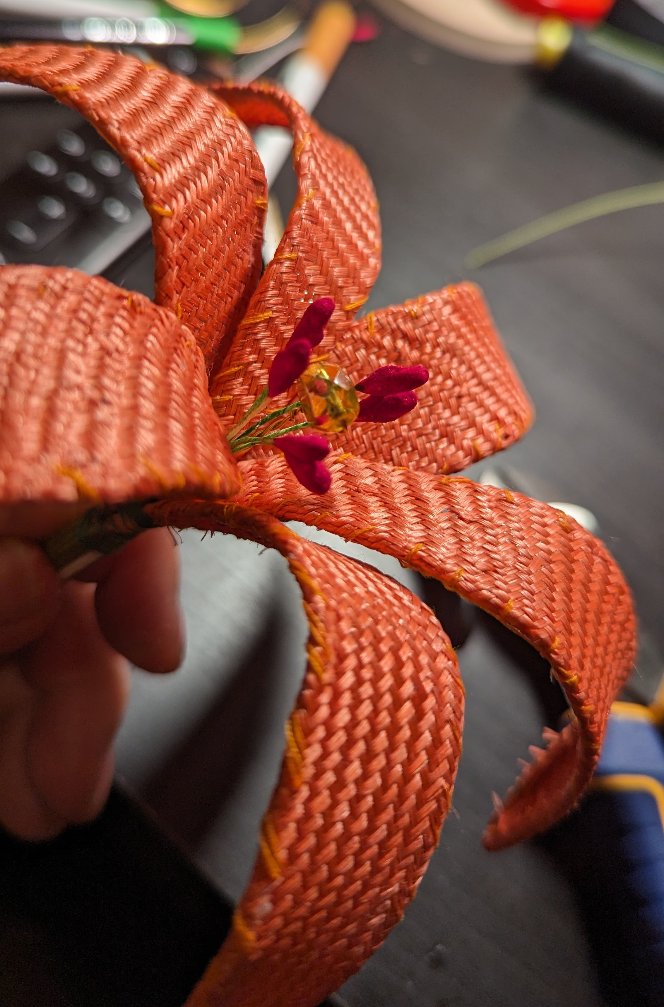 Reimagining a Straw Crown — the Mad Duchess