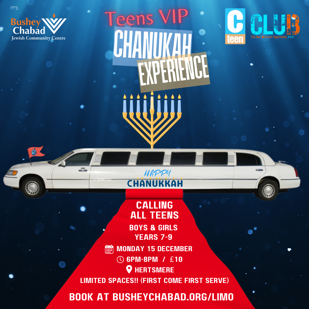 Teens VIP Limo Chanukah Experience