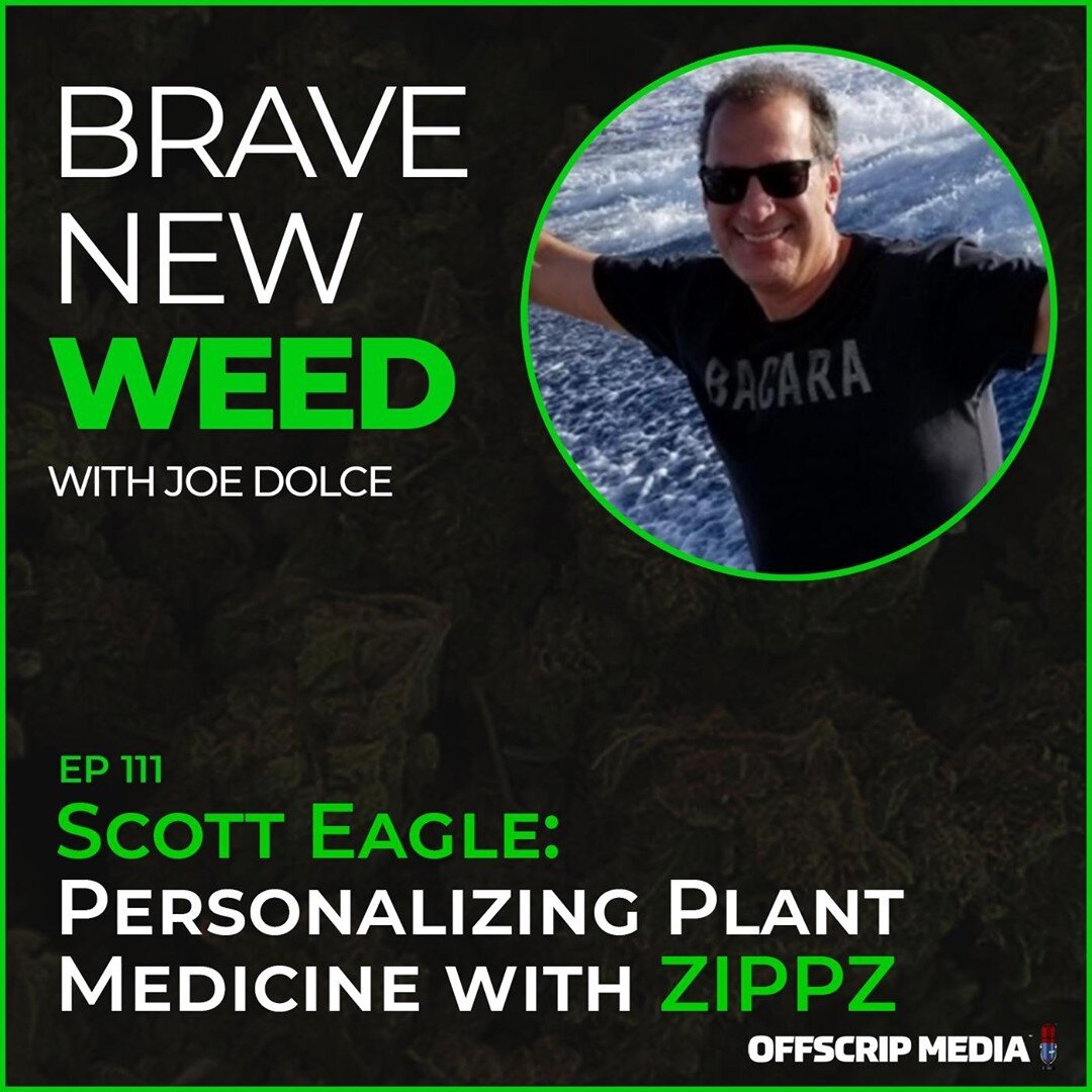Episode 111 is here!  t.ly/ZBnt 

Scott Eagle is the founder of ZIPPZ, his personal quest to design a line of CBD therapies that emulate pharmaceutical and medical principles to help people find relief for stress, anxiousness and sleep issues. Rather