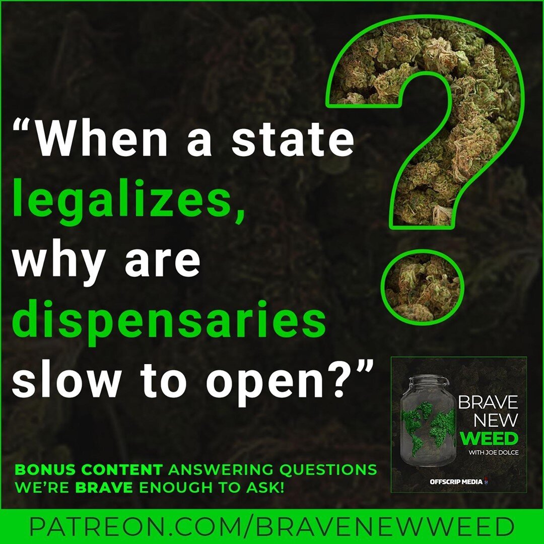 Brave Enough To Ask is our exclusive series for Patreon supporters! Please enjoy this customized content, ad-free and delivered directly to you via our Patreon page. t.ly/2Jli

Hooray, my state has legalized weed! How can I find it and how long will 