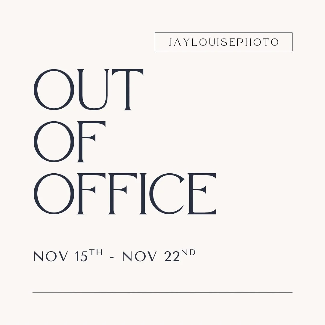 Out of Office🌵 

I&rsquo;m taking a little vacay and will be away from my inbox until November 23rd! Don&rsquo;t worry-l&rsquo;ll be back soon, refreshed and ready to catch up on all your emails and inquiries.

Just a quick reminder: I&rsquo;m fully