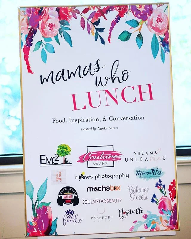 Beyond grateful to have been a sponsor for the @mamaswholunchorg event that took place over the weekend. @Nnekasaran, you are doing some AMAZING work. Praying for many more years of success for you and your organization. THANK YOU!!! 🙏🏾 @njones_pho