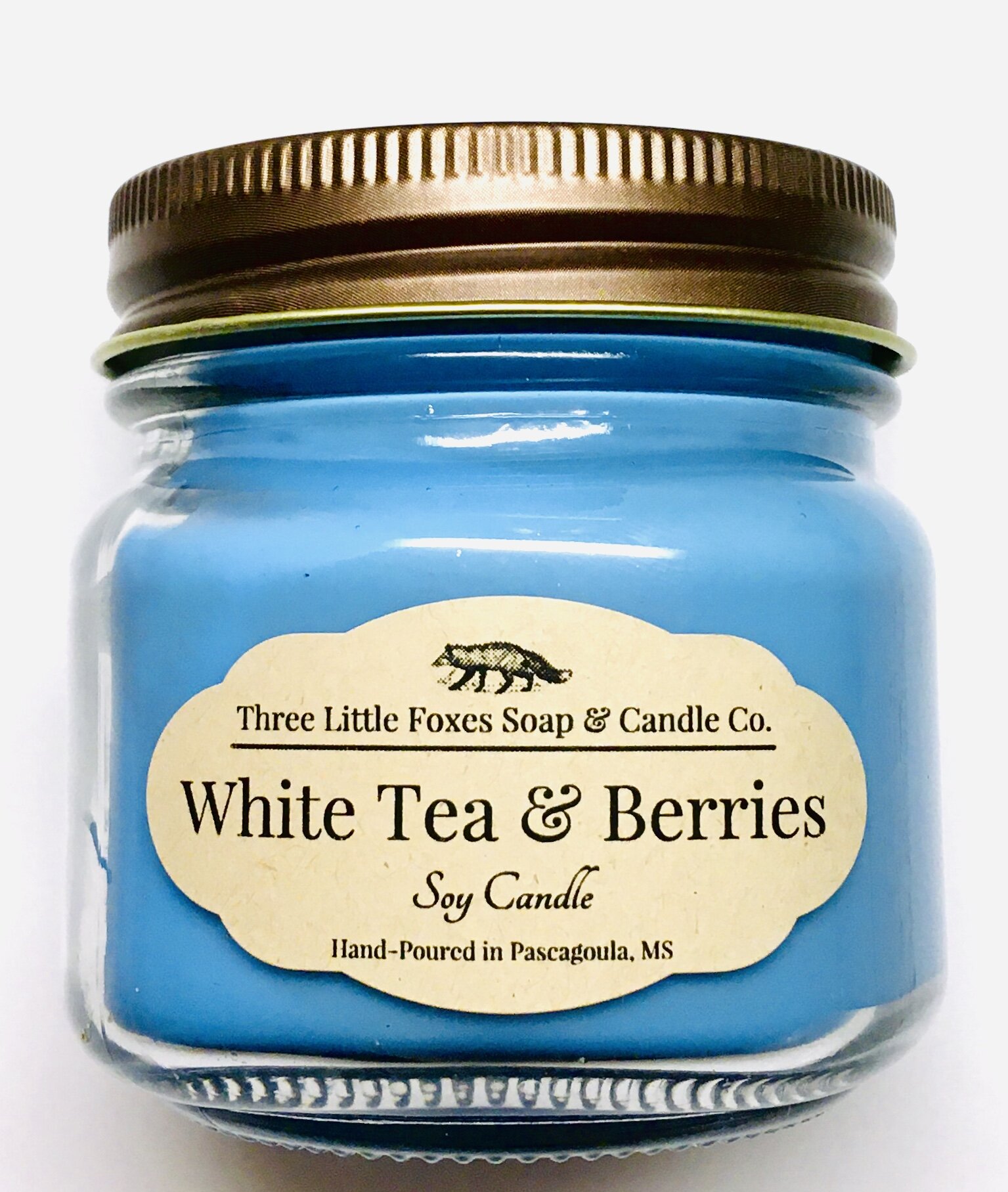 White Tea &amp; Berries Soy Candle