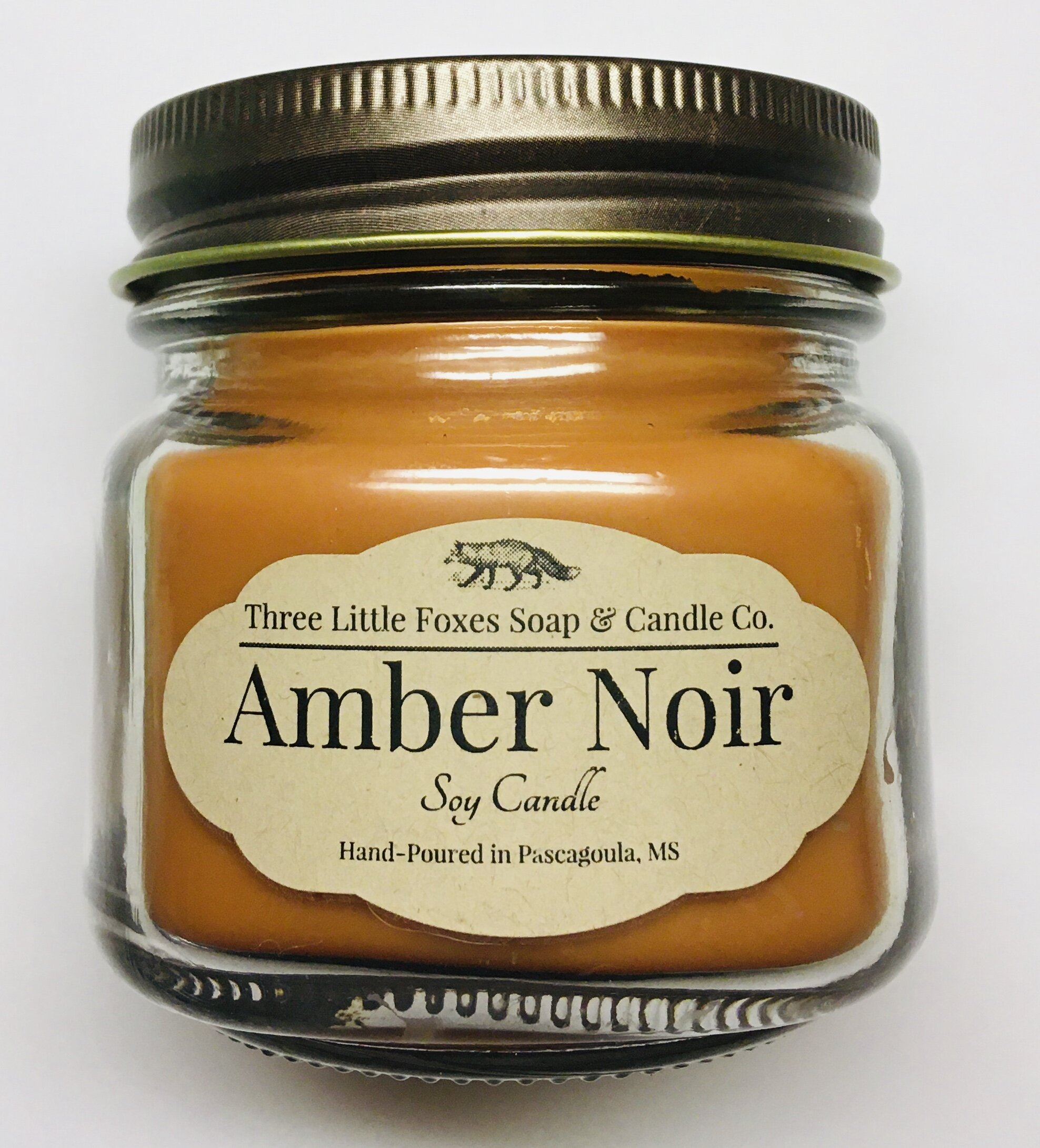 Amber Noir Soy Candles