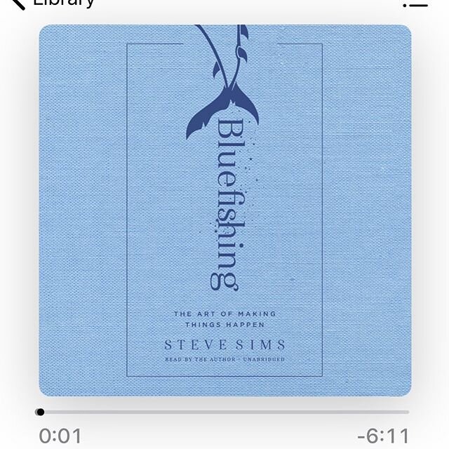 My friend @stevedsims founder of @bluefishgroup gives away secrets to &ldquo;Making things Happen&rdquo; in his book Bluefishing.. I&rsquo;d recommend the audio book so you hear his passion.... I might have been the client when he mentioned the L39 F
