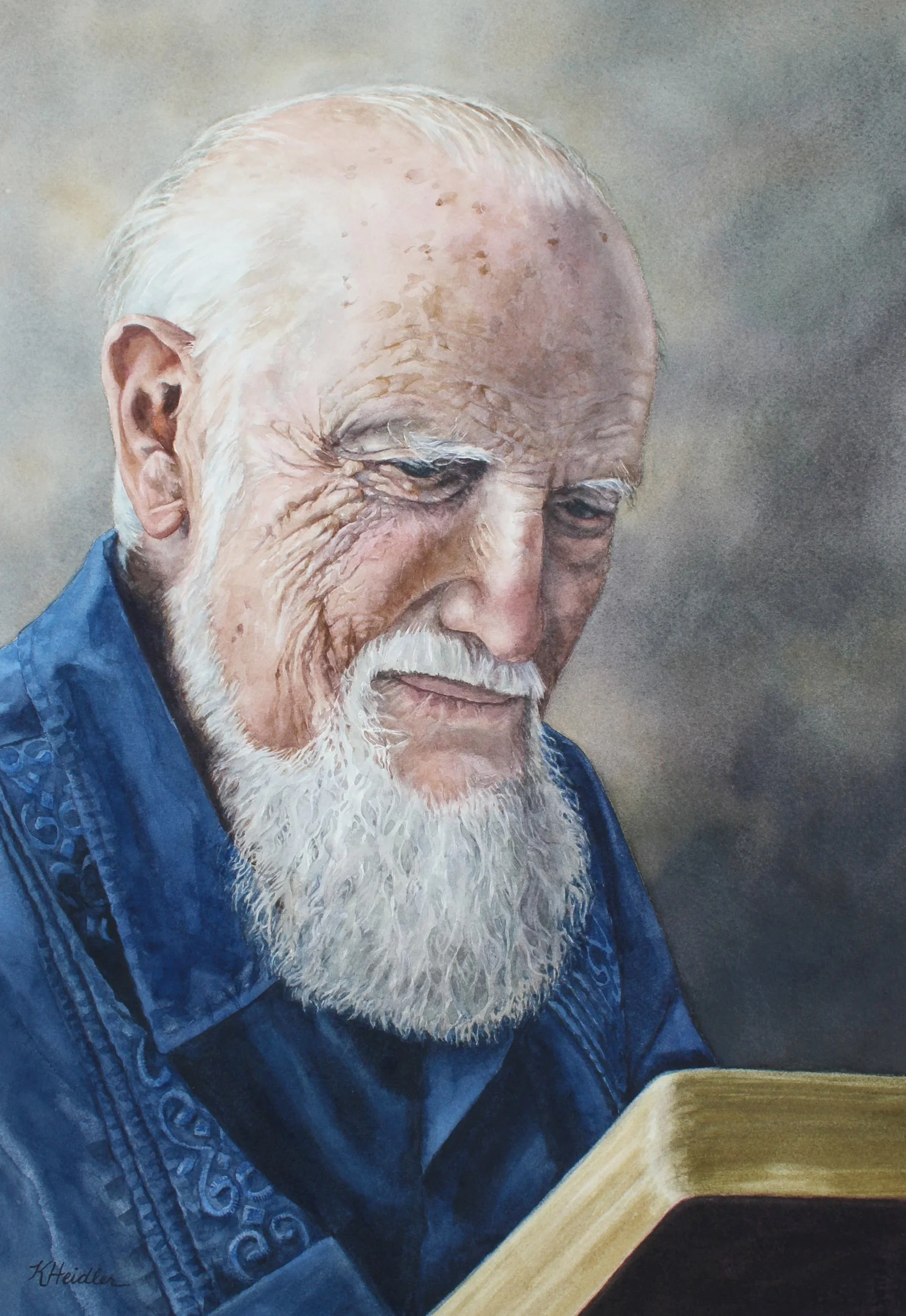  Wisdom  Sometimes you see someone you want to paint because you know there is something special about that person. I had the privilege of painting Charles Paine, a very wise, lovely man. 