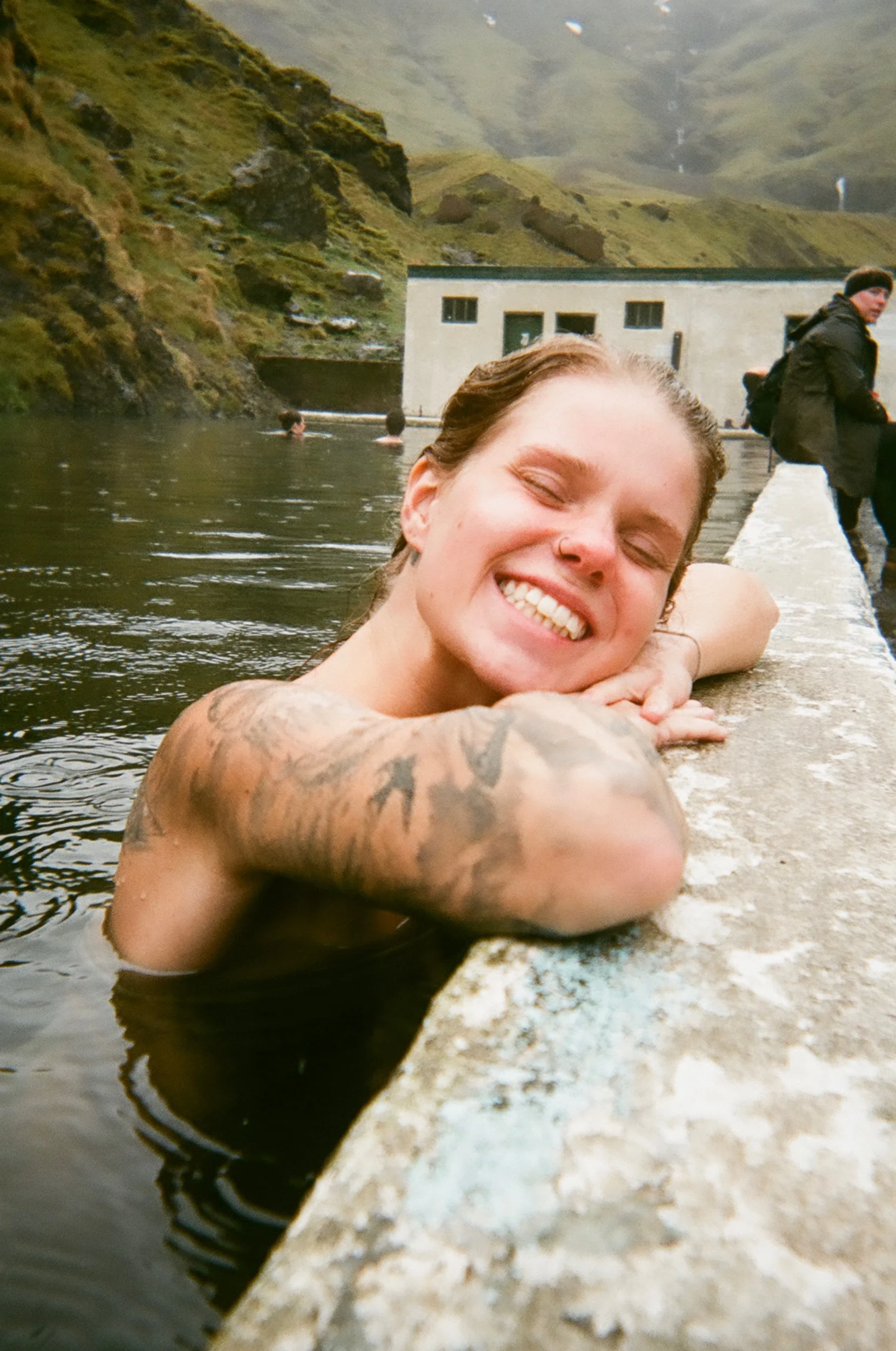  Thought I’d never get to soak in this hot spring&nbsp; 