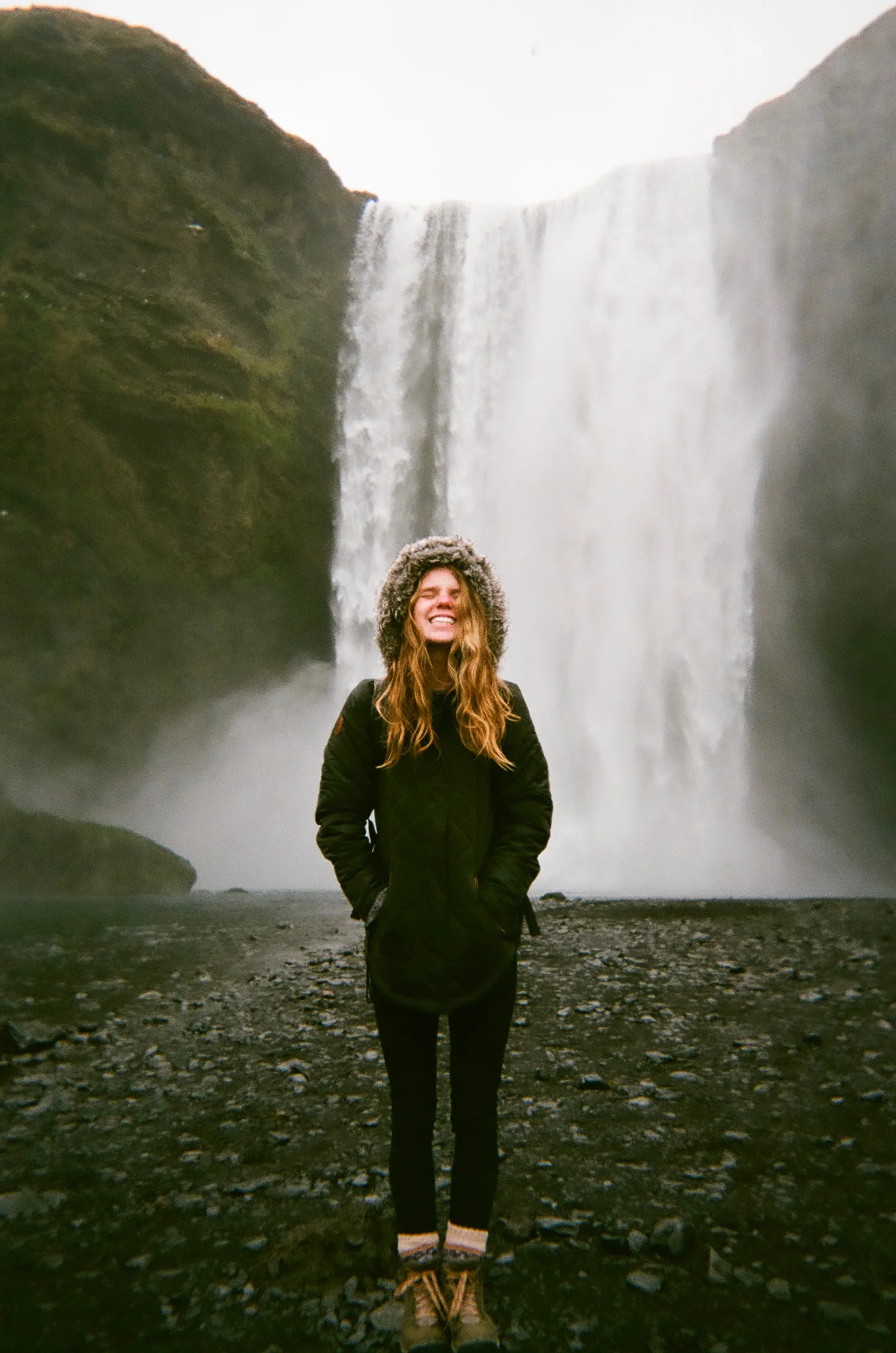  My most heartfelt photo.. can feel the happiness radiating from me again, visiting Skogafoss was unbelievable. &nbsp; 
