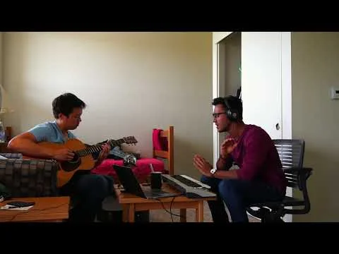 Japanese Denim (One Take Acoustic Cover) - Raama Srivatsan ft. Brandon Dominguez