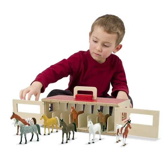 Melissa & Doug Caballete Deluxe de Pedestal, Juguete de Madera, Artes y