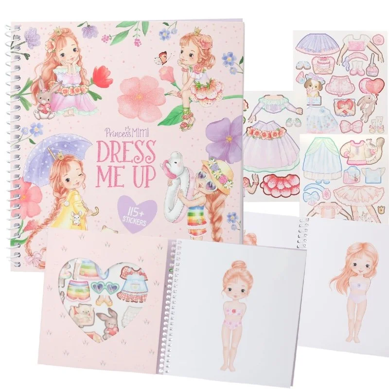 TOPModel Dress Me Up Stickerboek - KITTY - Leef je uit met TOP Model TOPModel Dress Me Up Stickerboek - KITTY - Leef je uit met TOP Model
