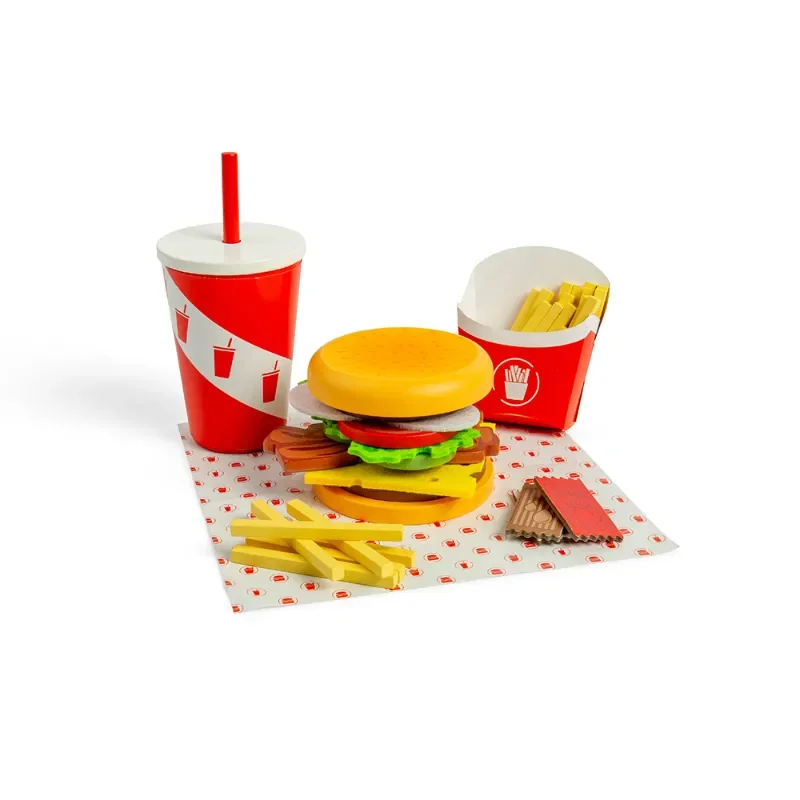 Bigjigs Burger and Fries Playset