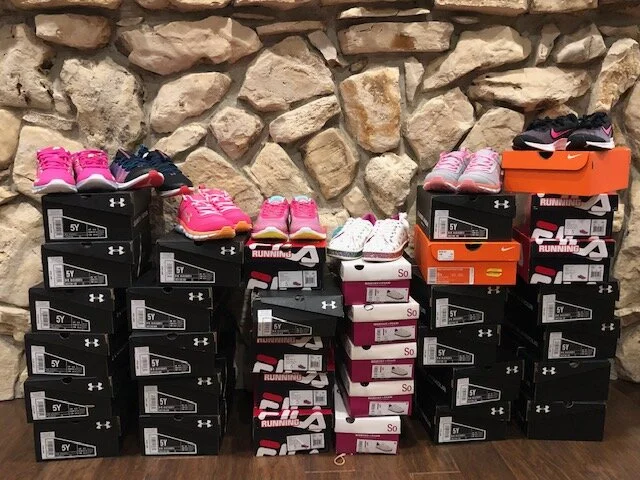  The Salinas Host Lions provides 180 pairs of boys and girls shoes to the Family Resource Center