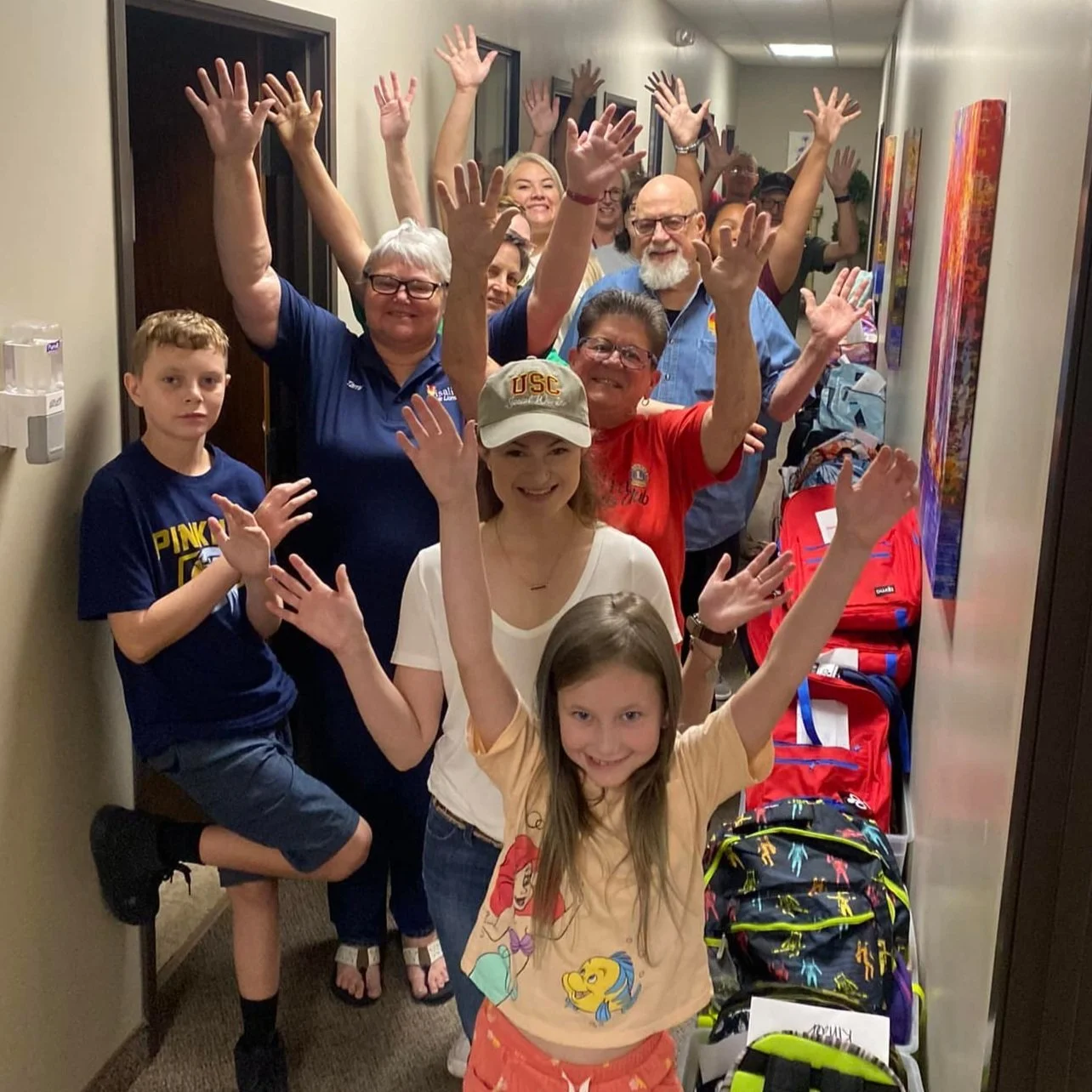 Visalia Pride Lions donates $1000 worth of school supplies to support foster youth in Tulare County, California