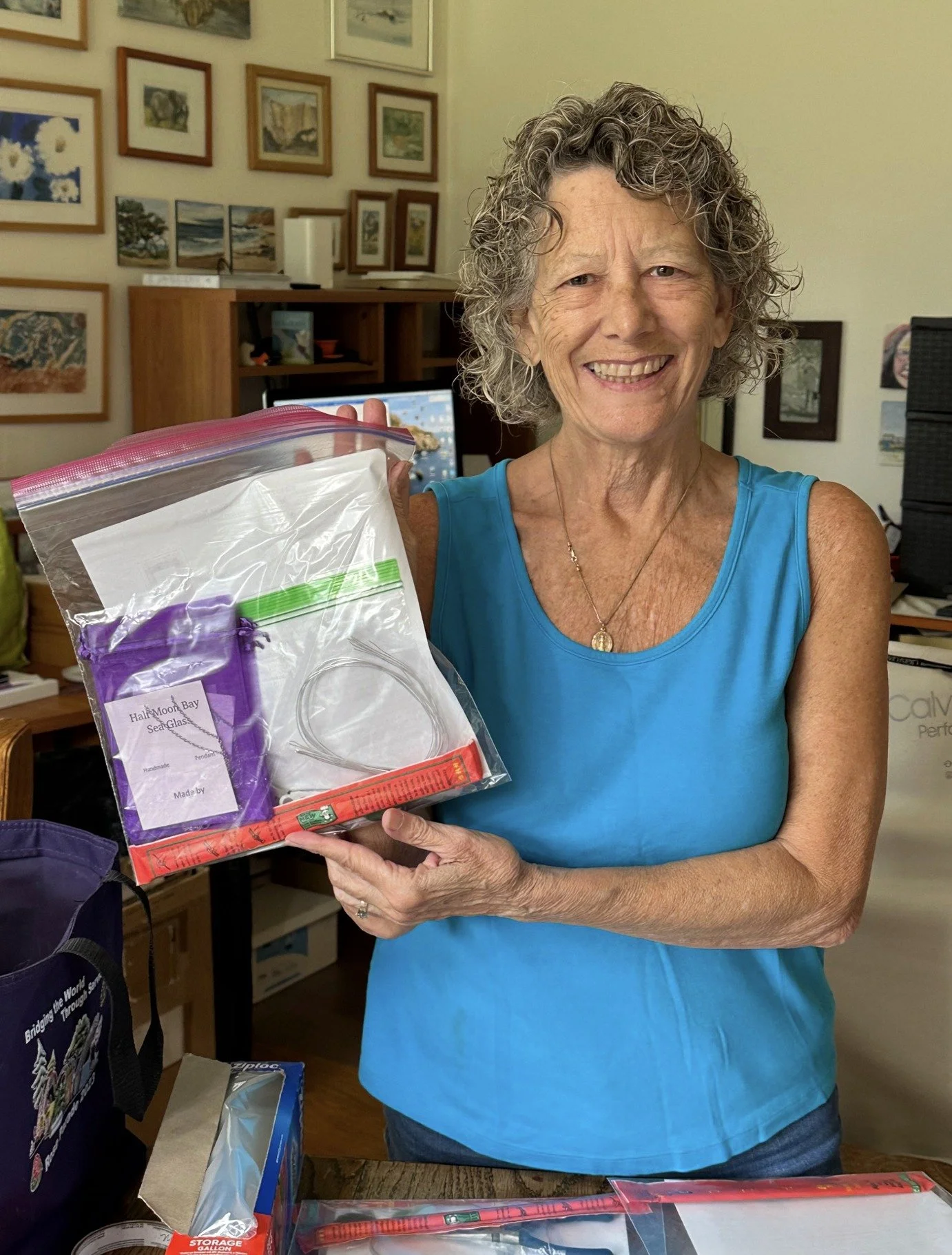 HALF MOON BAY LIONS donates 100 kits to pediatric cancer patients at Lucile Packard Children’s Hospital