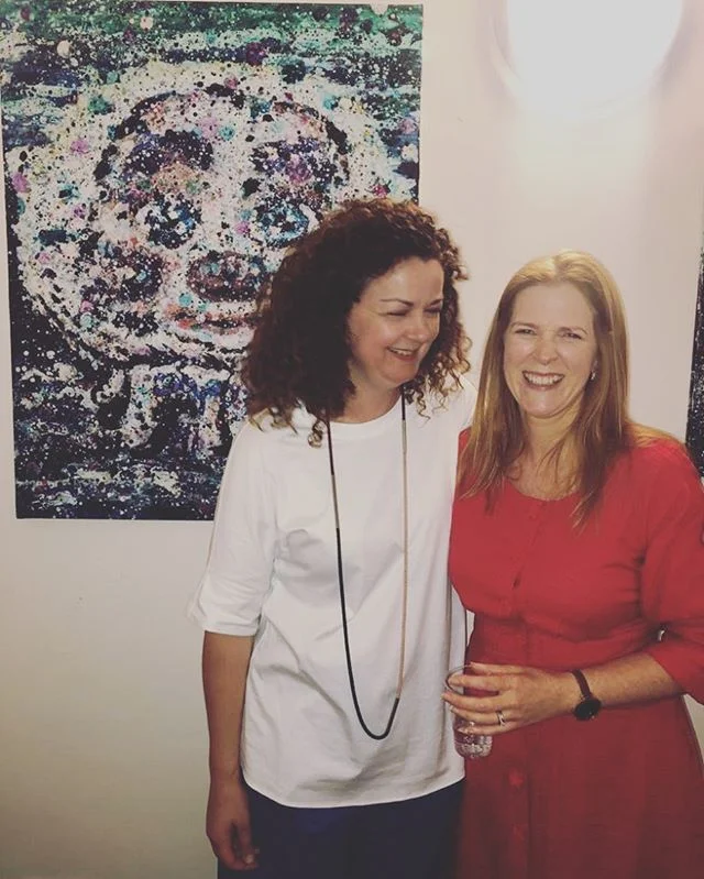 Opening night with Mars #artopening #fleadhcheoil2019 #irishartist #contemporaryart