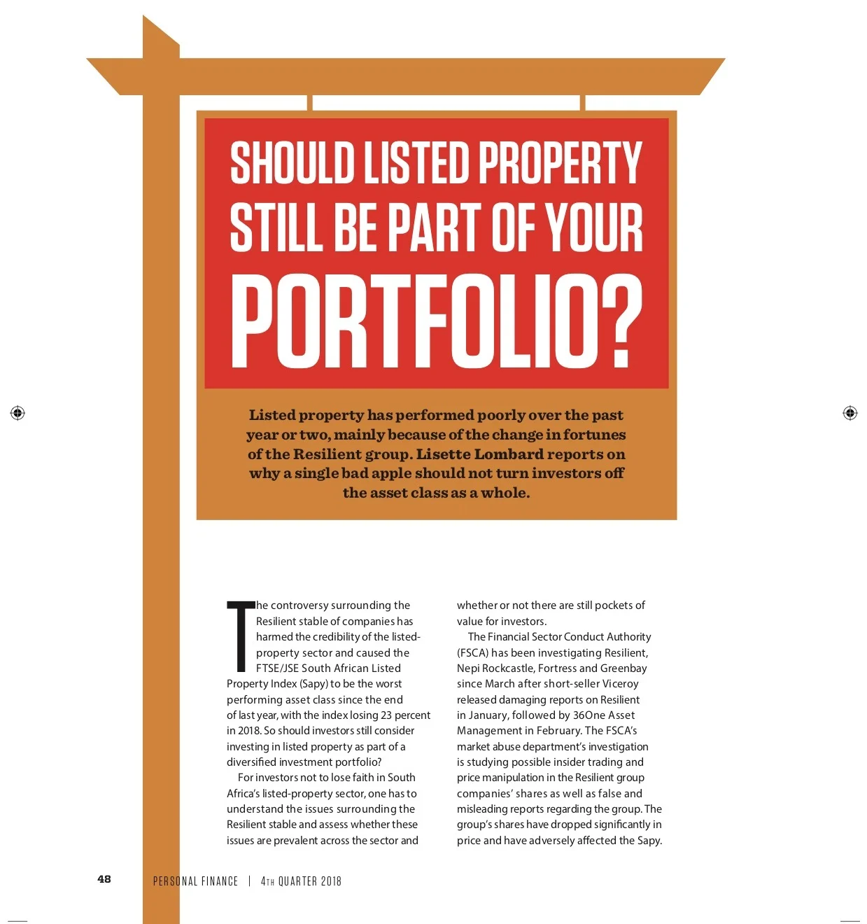 Personal Finance Magazine 4th Quarter 2018 edition