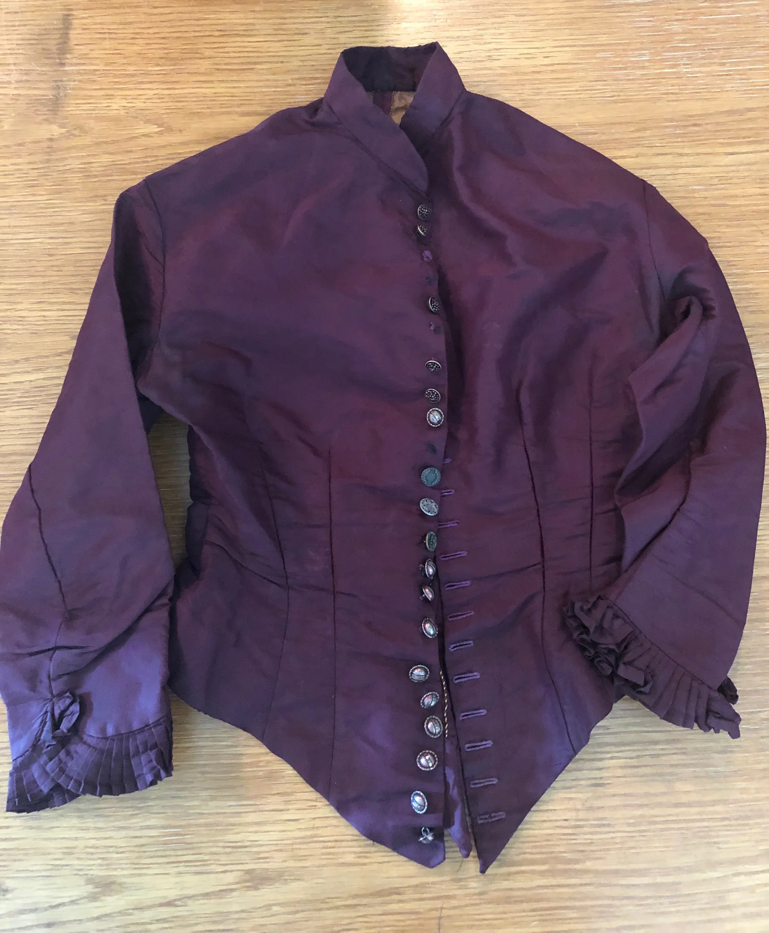 Jacket for Wedding Dress ca. 1886