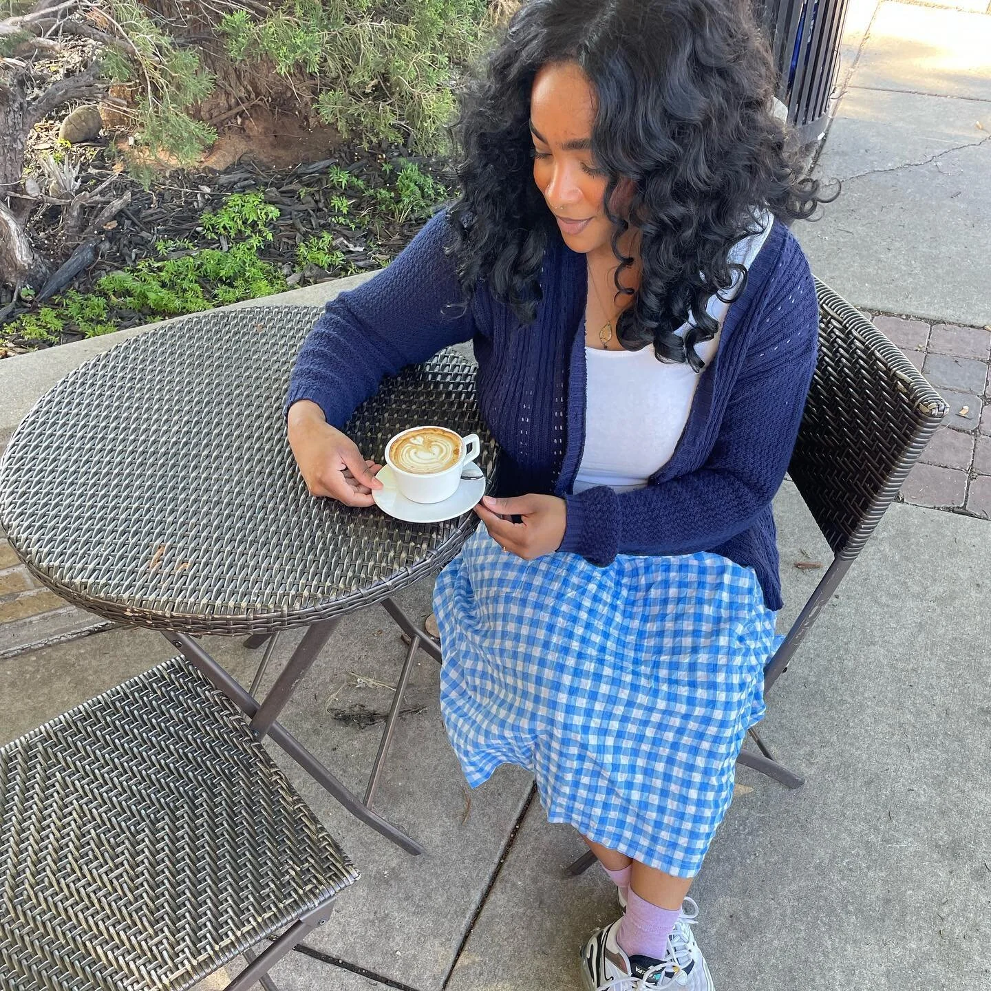 ⭐️ staff recommendation from amari (she/her) ⭐️ one of our most popular &ldquo;off menu&rdquo; drinks: an oat milk latte with honey &amp; cinnamon 

we use @oatly and local honey from cheney ks 🍯 with @gimmecoffee leftist espresso and cinnamon it&rs