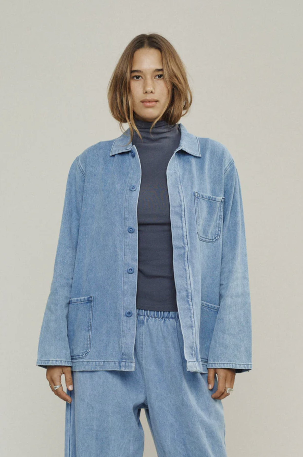 Denim Olympic Jacket