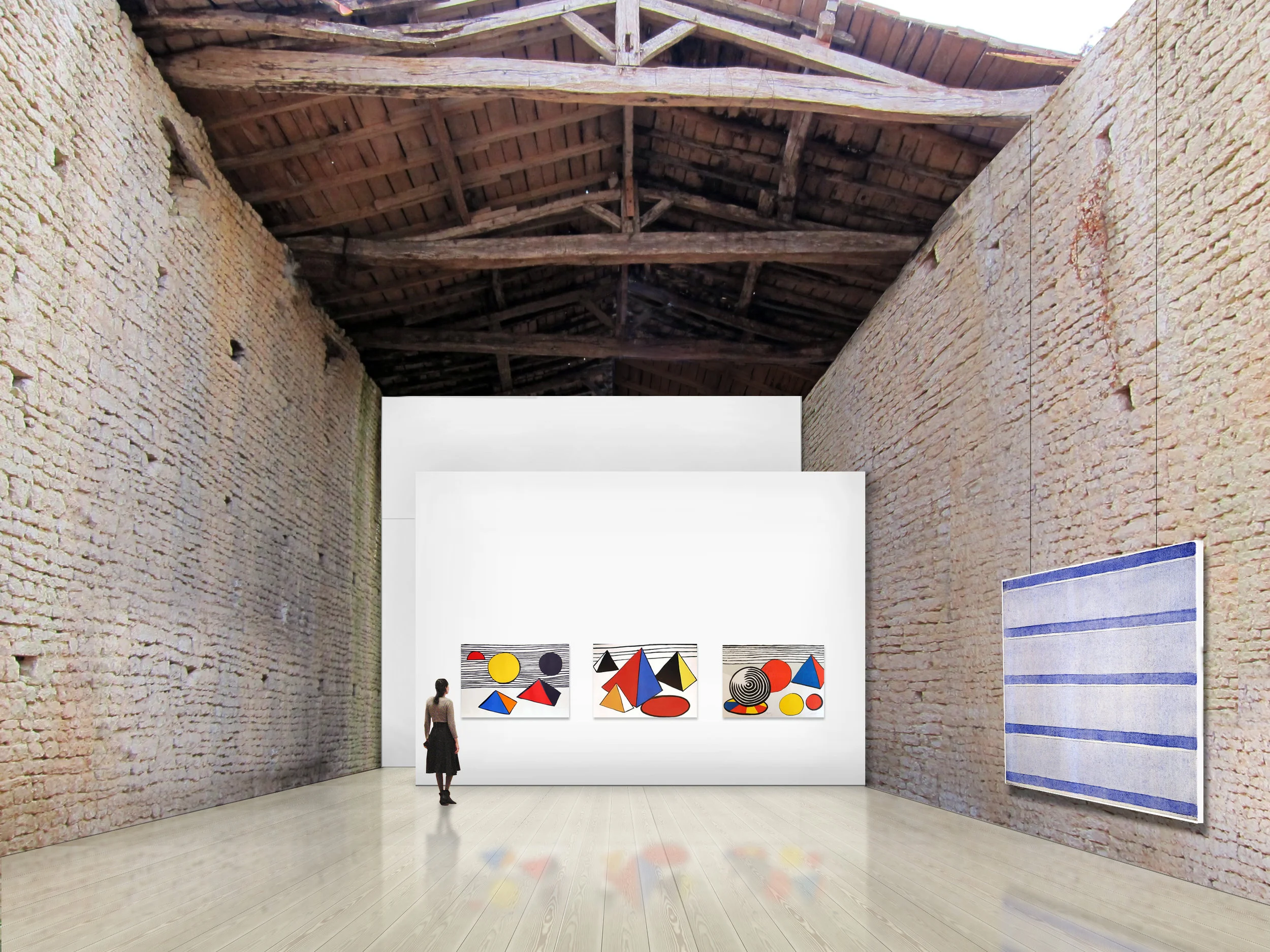 View of Renovated Barn Interior