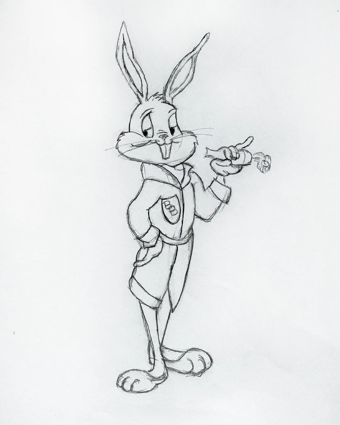 One of the biggest things that got me into drawing as a kid was Looney Tunes cartoons. The hand-drawn animation process fascinated me and I idolized animators such as Chuck Jones, Robert McKimson and Bob Clampett. I doodled my favorite characters rel