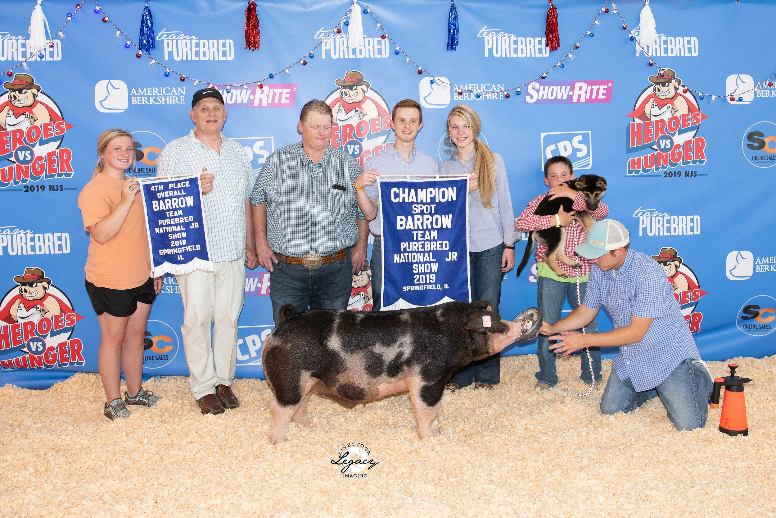 Champion Spot Barrow &amp; Fourth Overall Barrow Team Purebred Junior Nationals