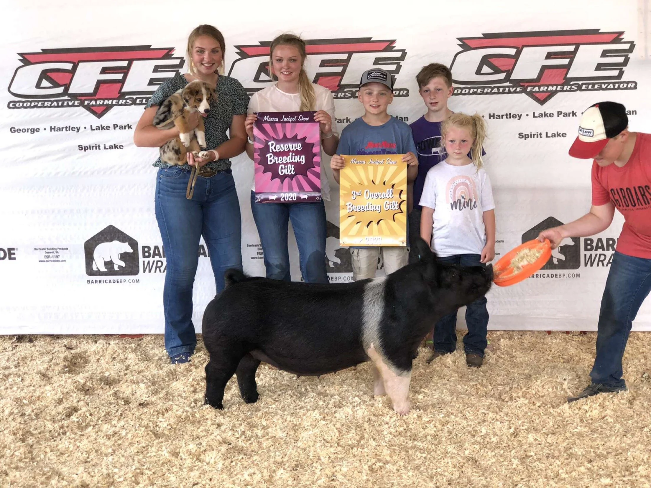Reserve Overall Gilt Marcus, IA Jackpot