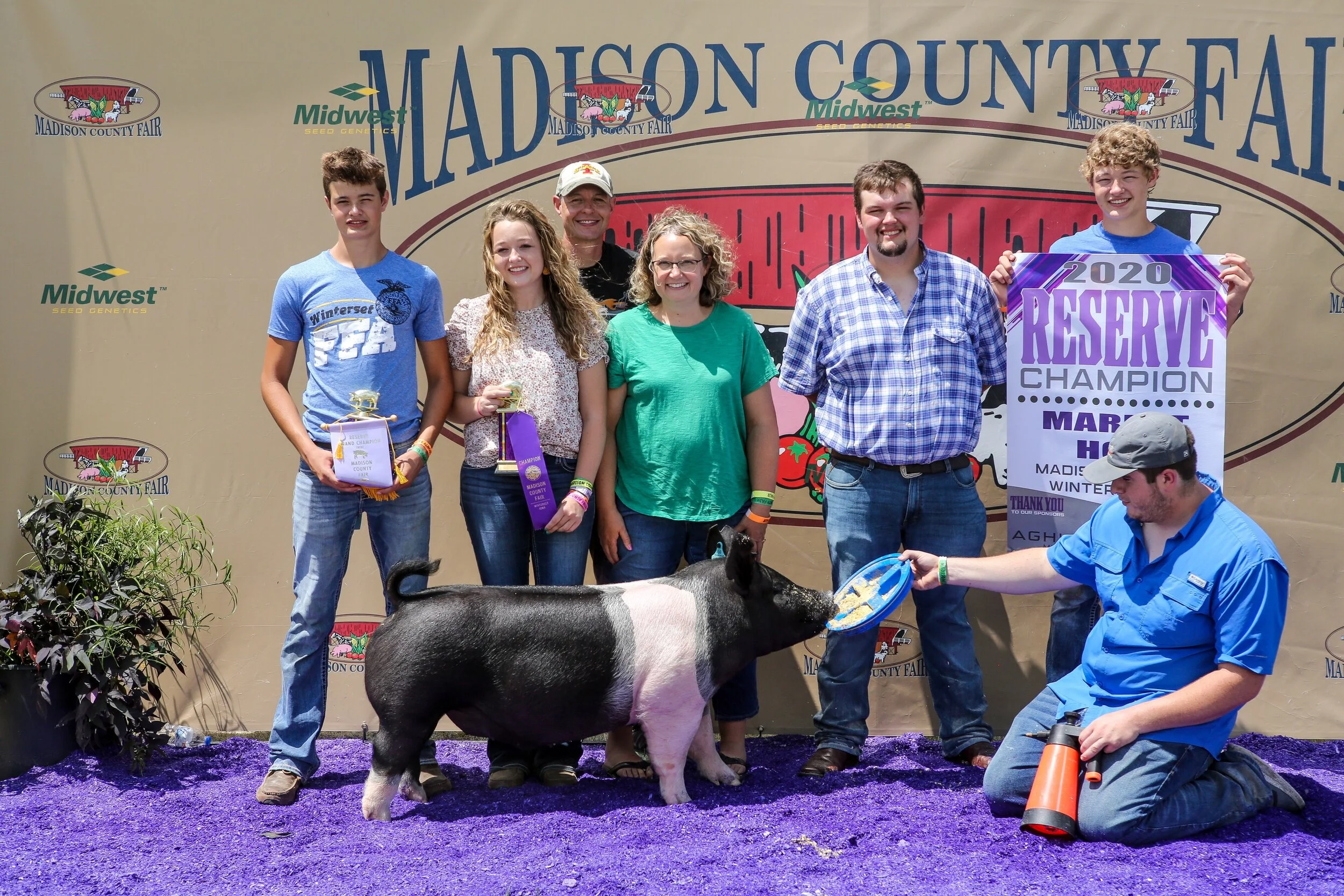 Reserve Grand Champion Market Hog Madison County IA