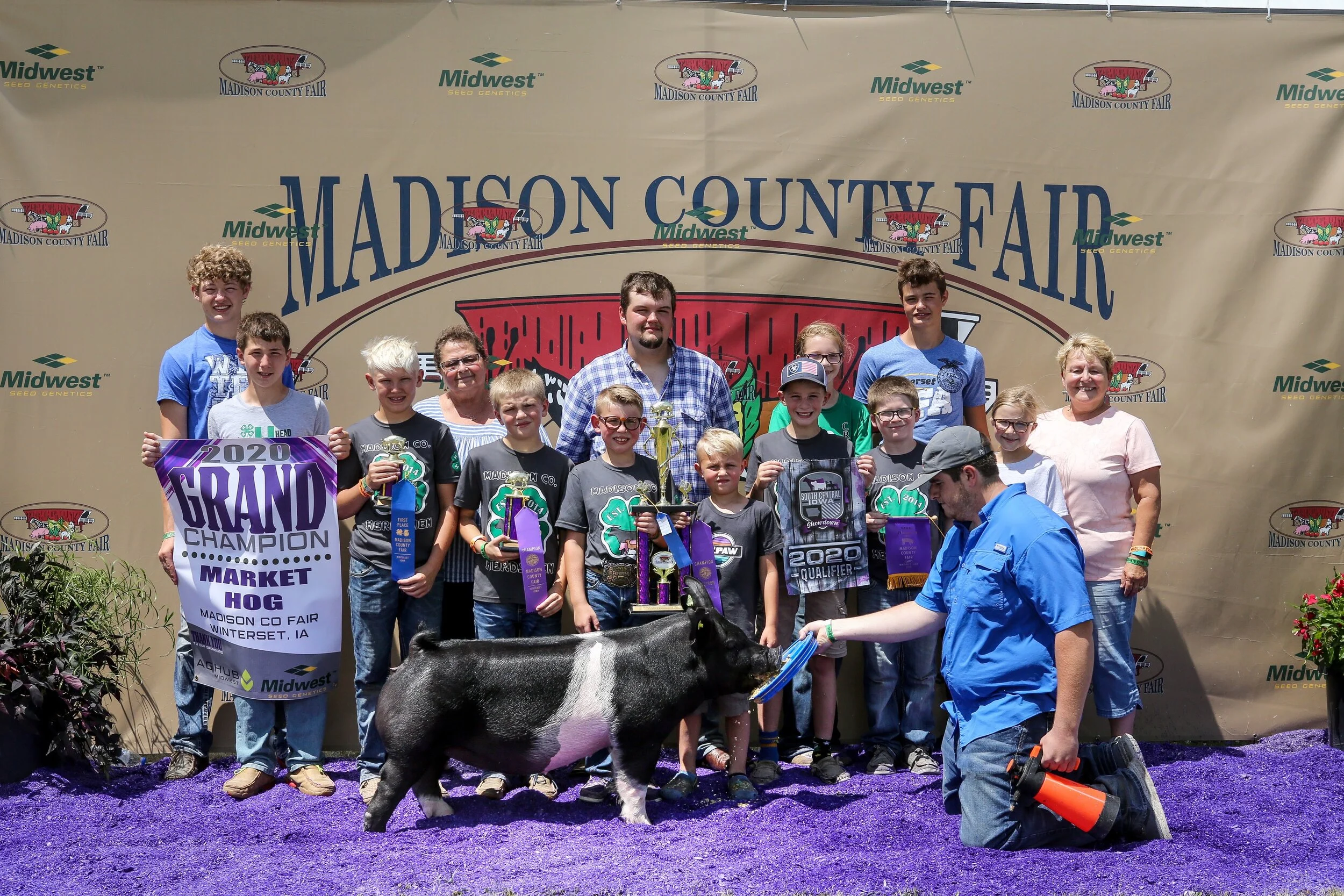 Grand Champion market Hog Madison County IA