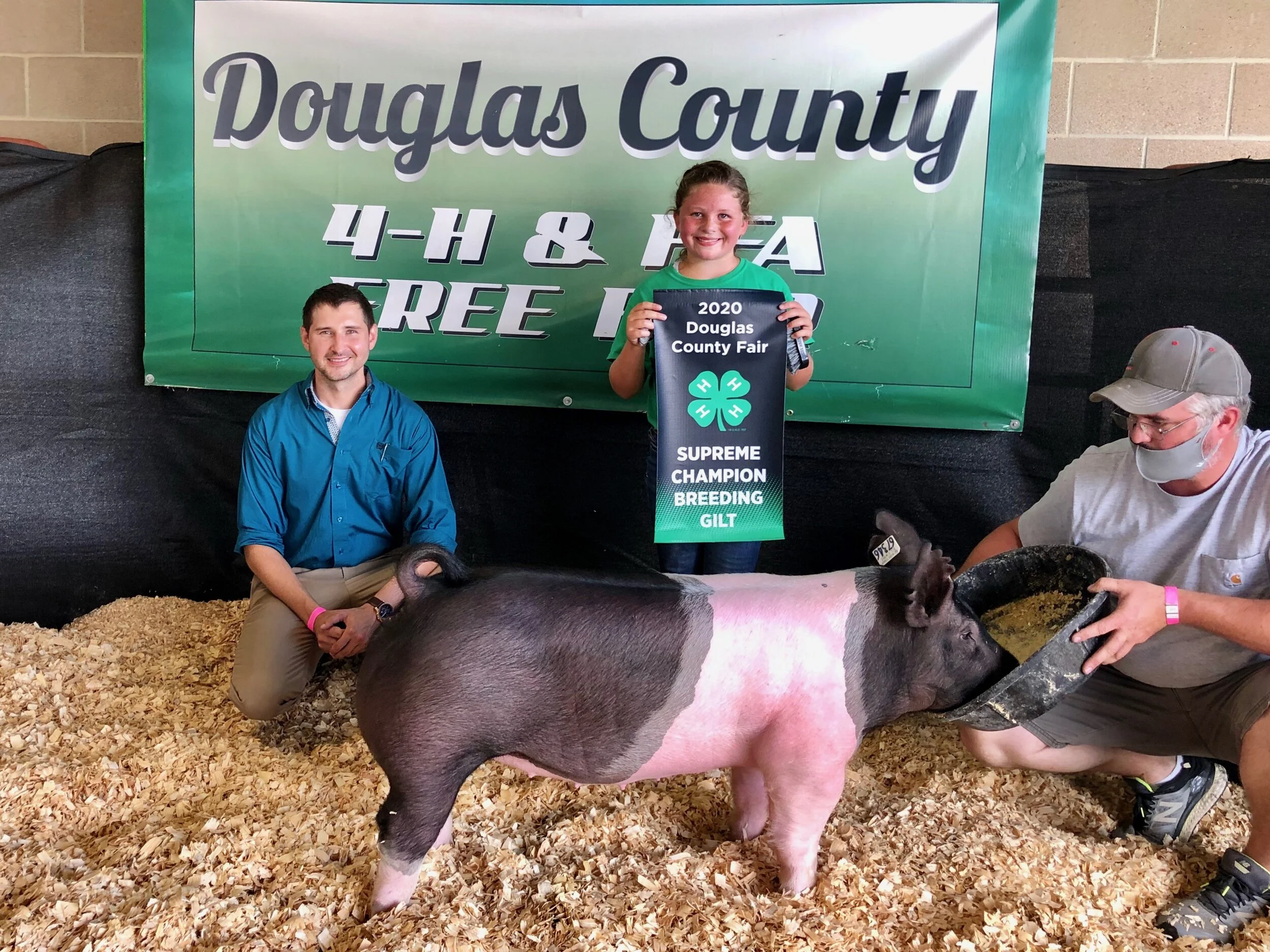 Supreme Champion Breeding Gilt Douglas County KS