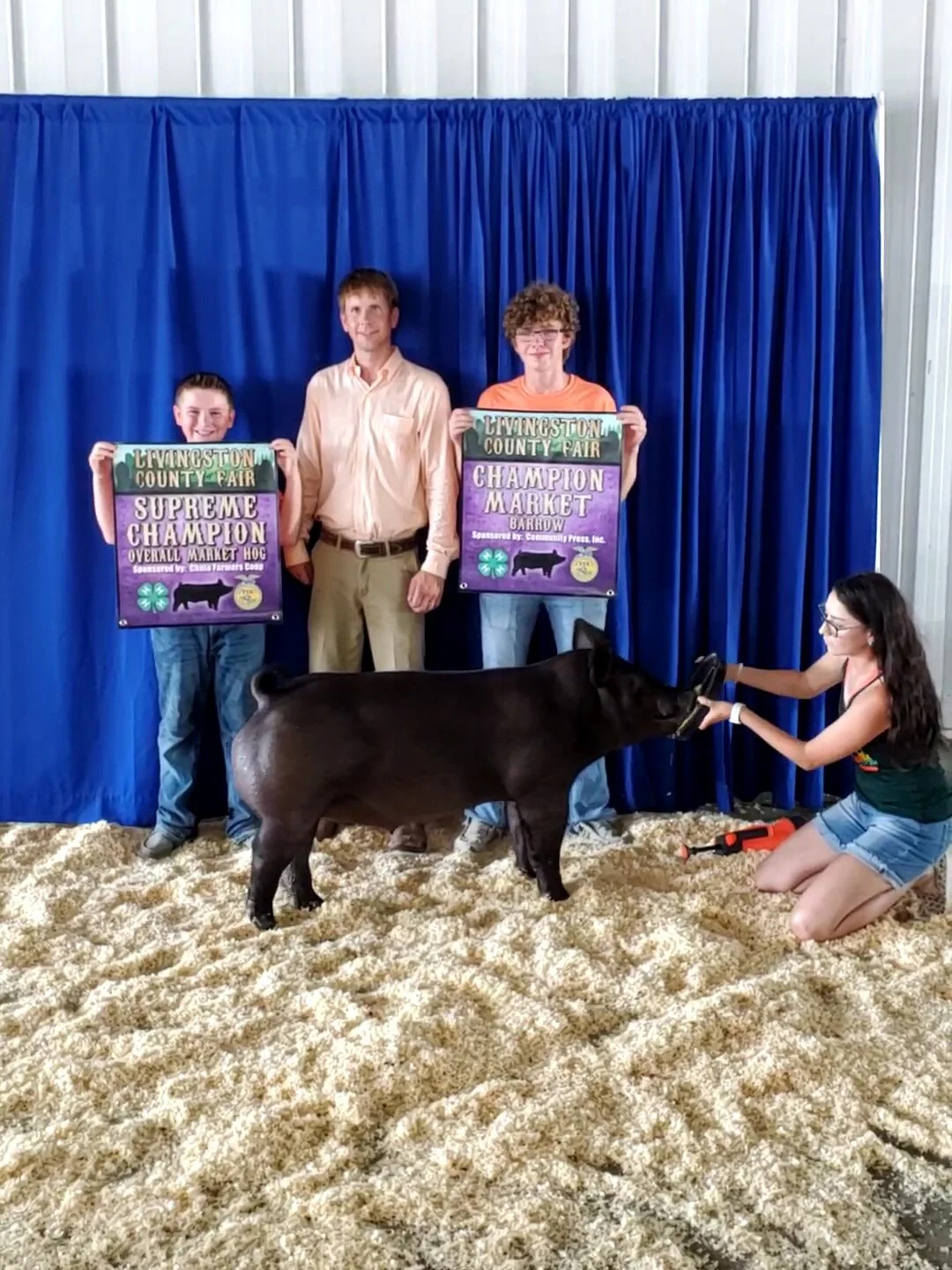 Grand Champion Market Hog Livingston County MO