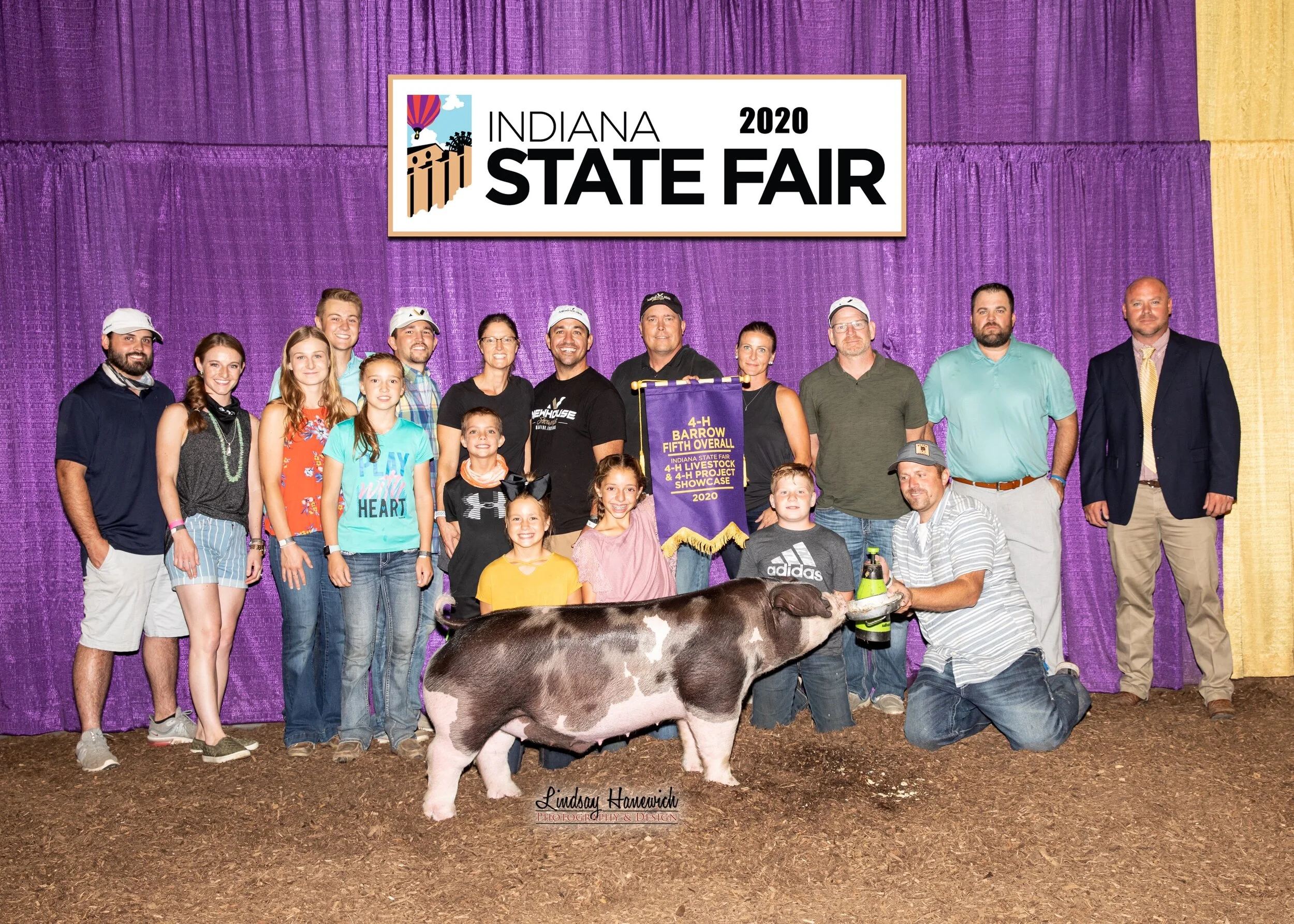 5th Overall Barrow & Champion Spot Indiana State Fair