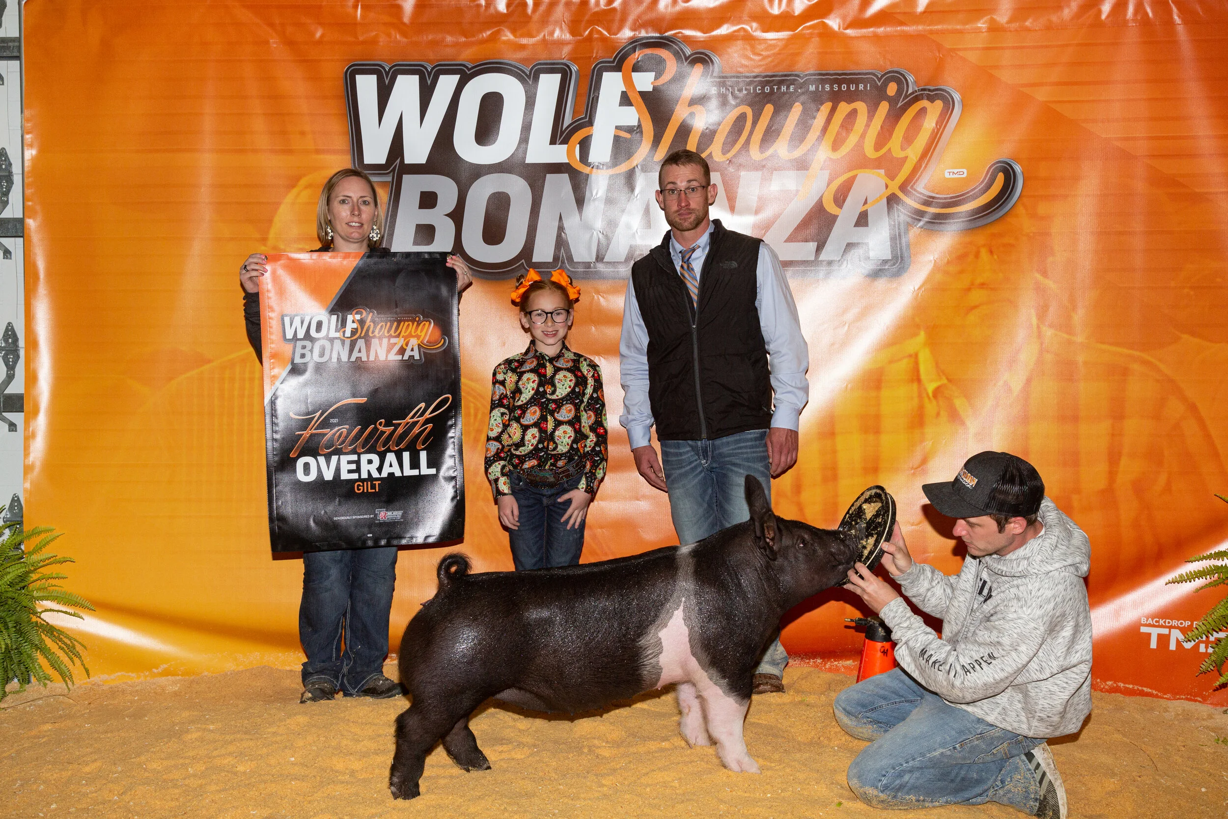 Fourth Overall Gilt Wolf Showpig Bonanza